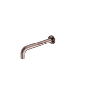 NERO KARA WALL BASIN SET SPOUT ONLY 180MM BRUSHED BRONZE - Ideal Bathroom CentreNR211707a180sBZ