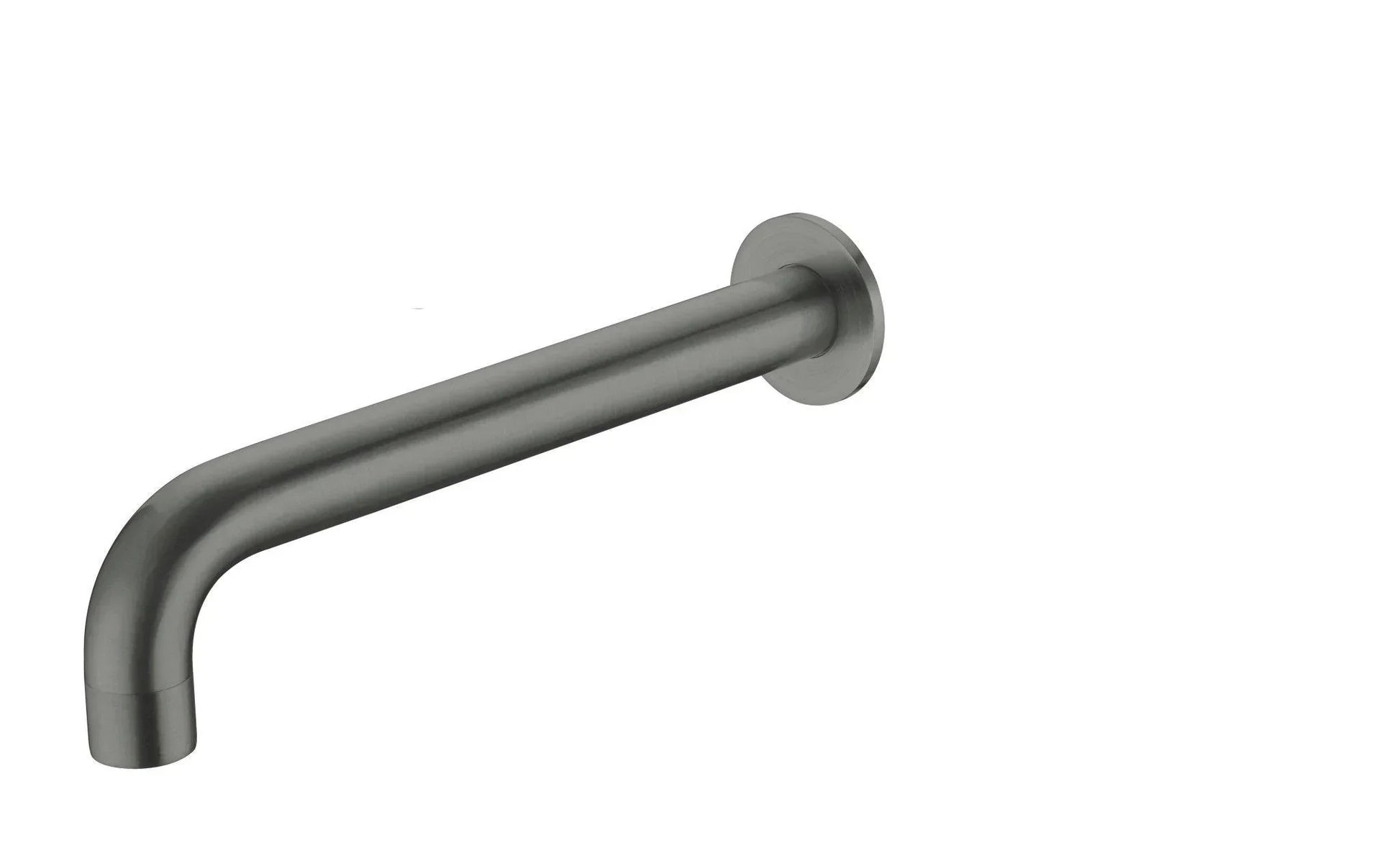 NERO KARA WALL BASIN SET SPOUT ONLY 215MM GUN METAL - Ideal Bathroom CentreNR211707a217sGM