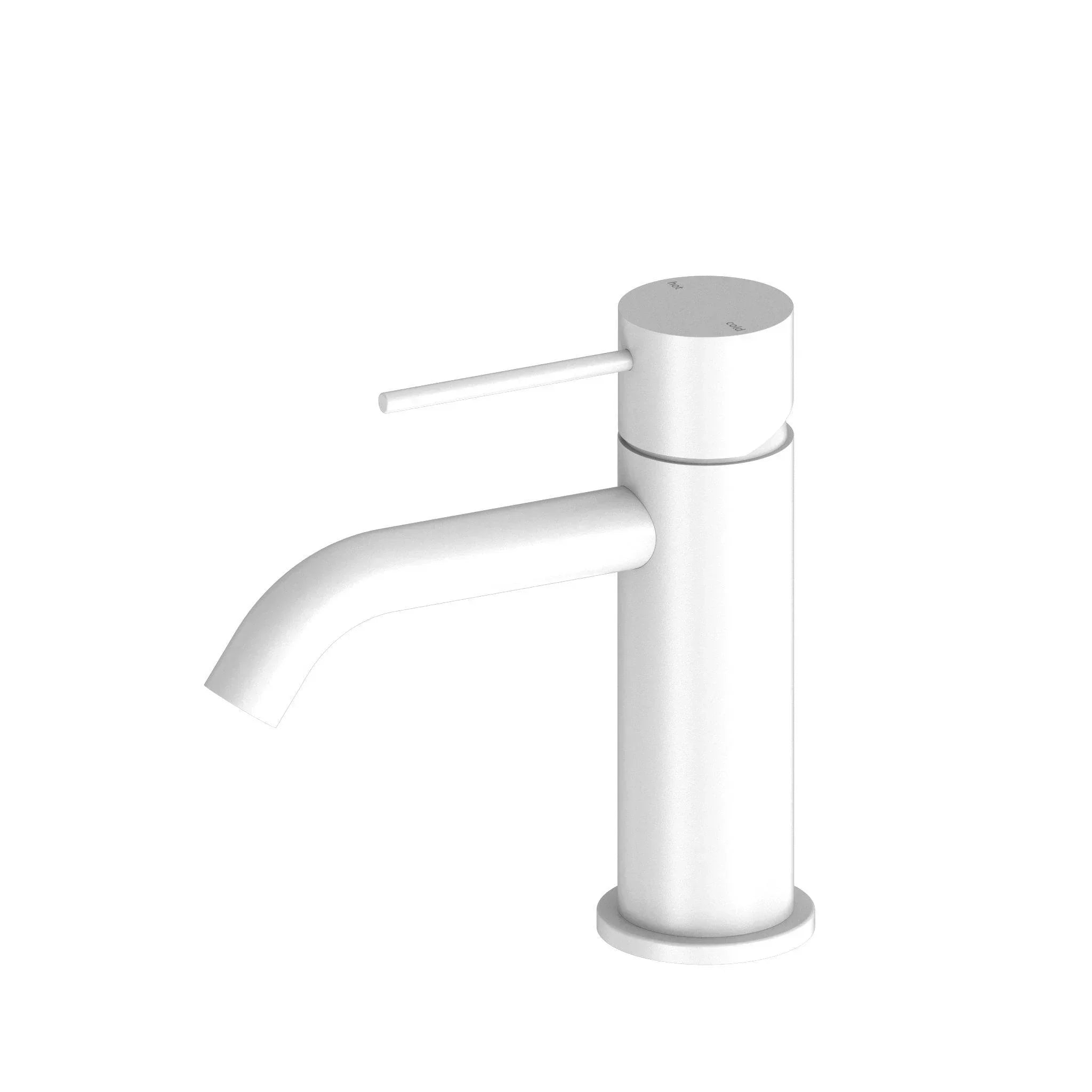 NERO MECCA BASIN MIXER MATTE WHITE - Ideal Bathroom CentreNR221901MW