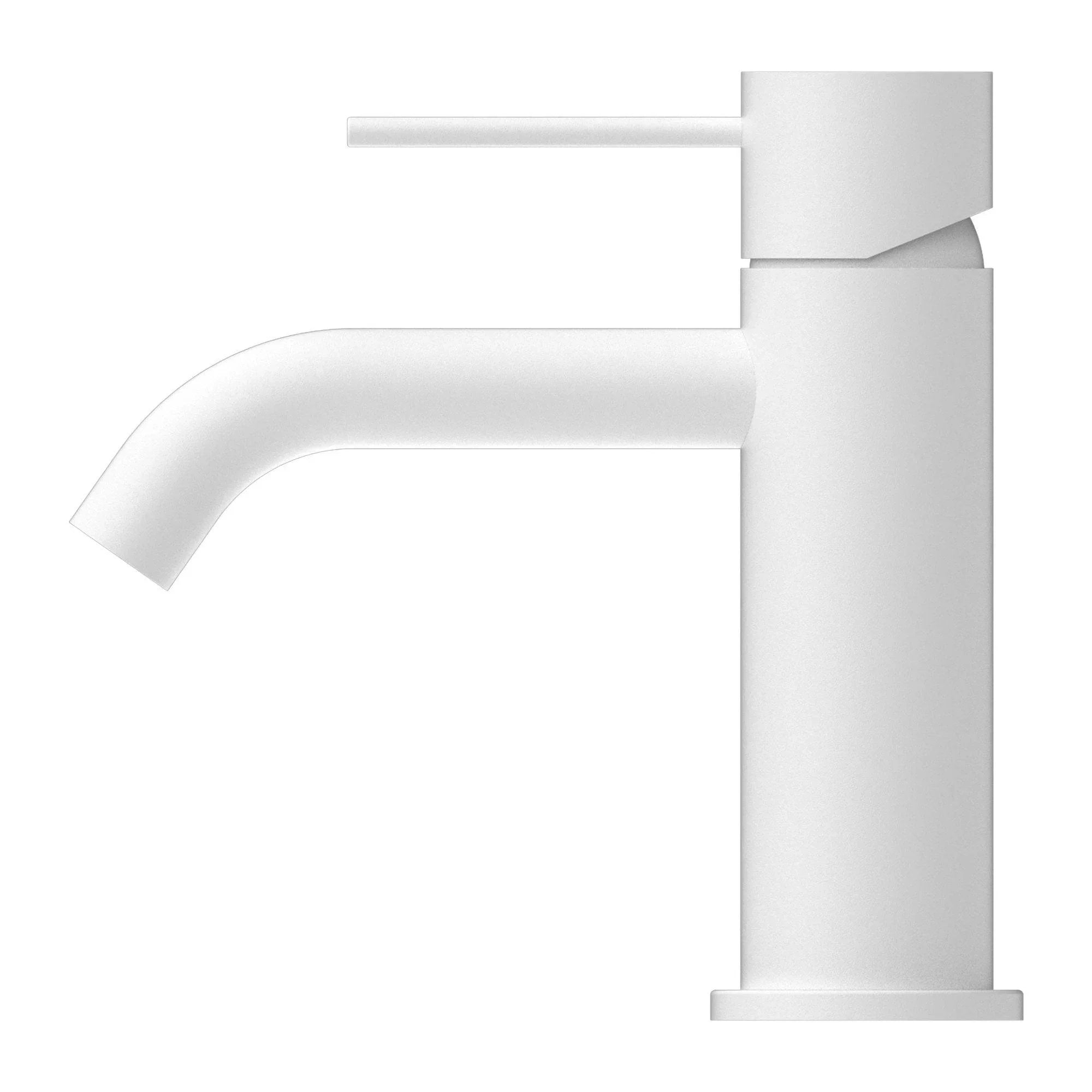 NERO MECCA BASIN MIXER MATTE WHITE - Ideal Bathroom CentreNR221901MW