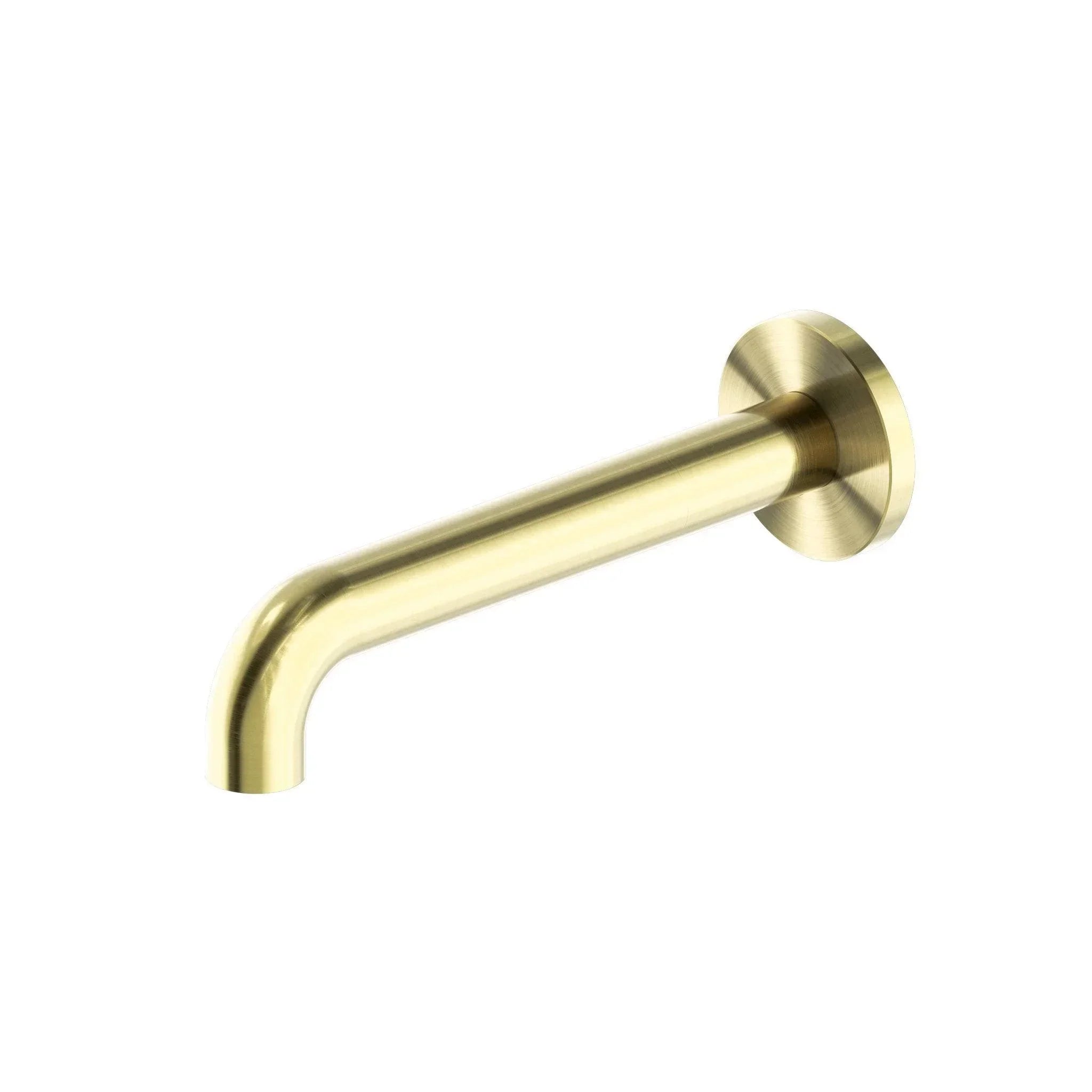 NERO MECCA BASIN/BATH SPOUT ONLY 120MM BRUSHED GOLD - Ideal Bathroom CentreNR221903C120BG