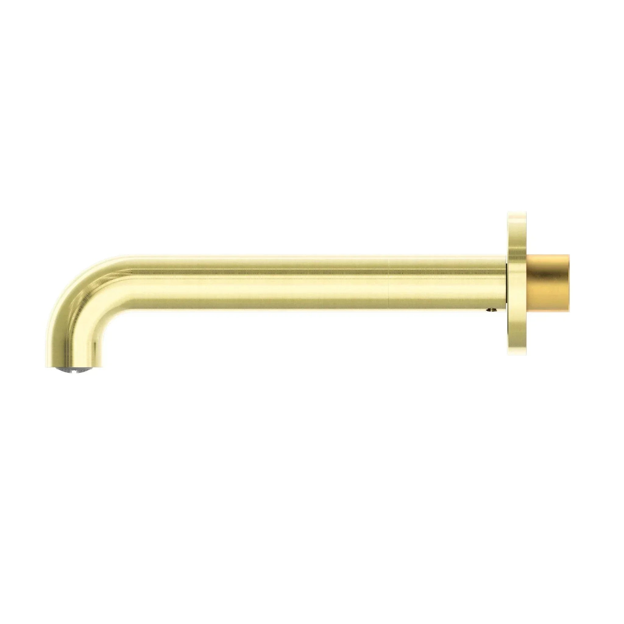 NERO MECCA BASIN/BATH SPOUT ONLY 185MM BRUSHED GOLD - Ideal Bathroom CentreNR221903c185BG