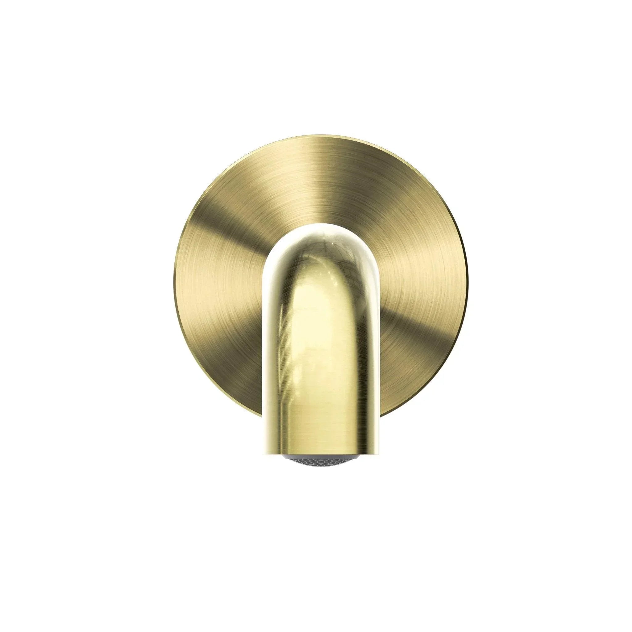 NERO MECCA BASIN/BATH SPOUT ONLY 185MM BRUSHED GOLD - Ideal Bathroom CentreNR221903c185BG