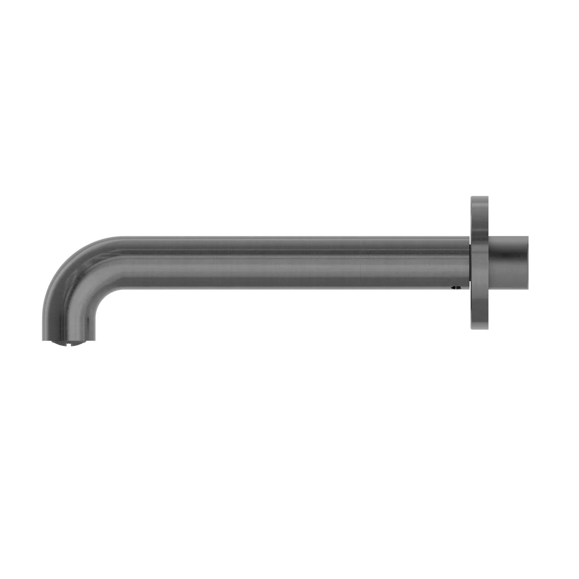 NERO MECCA BASIN/BATH SPOUT ONLY 185MM GUN METAL - Ideal Bathroom CentreNR221903c185GM
