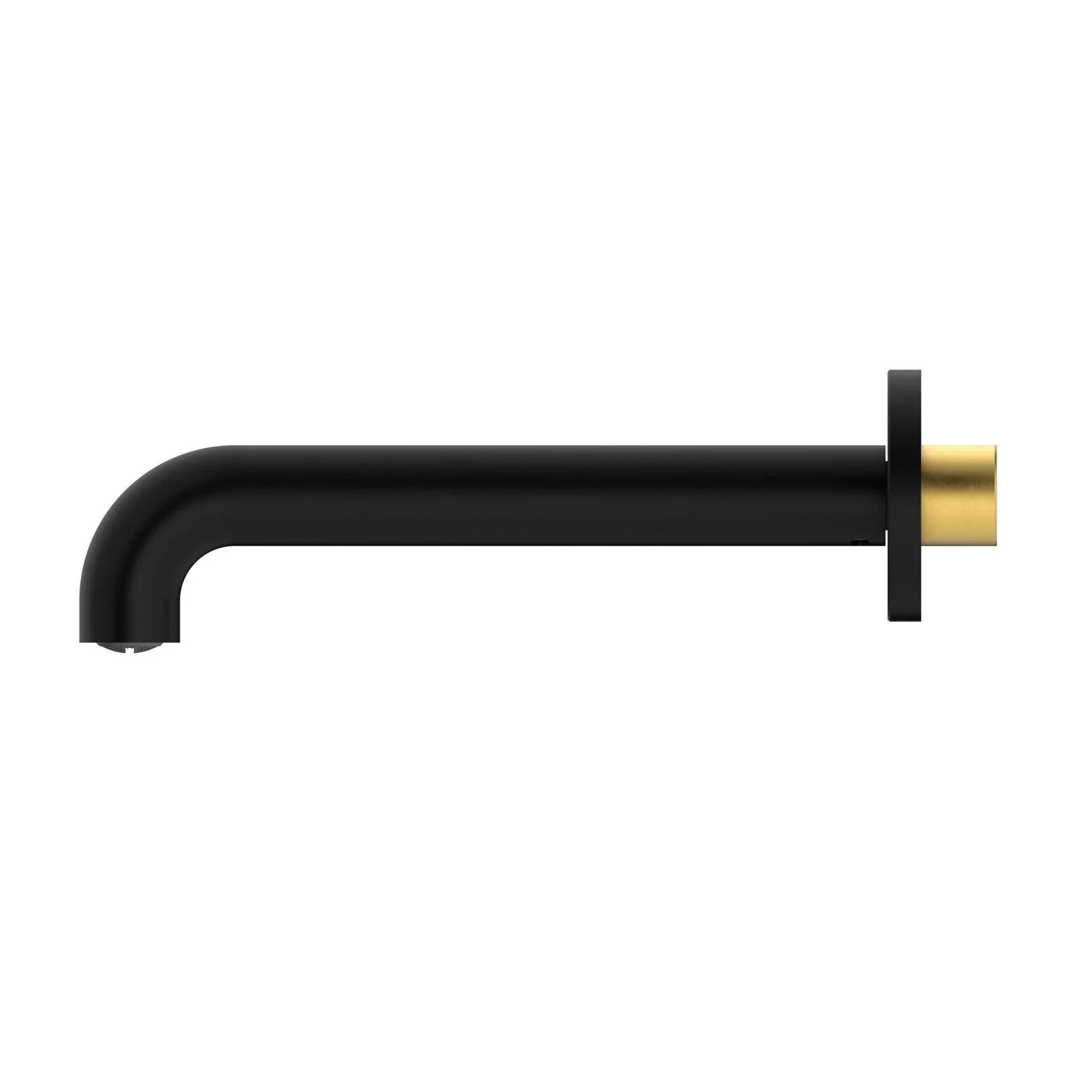 NERO MECCA BASIN/BATH SPOUT ONLY 185MM MATTE BLACK - Ideal Bathroom CentreNR221903c185MB