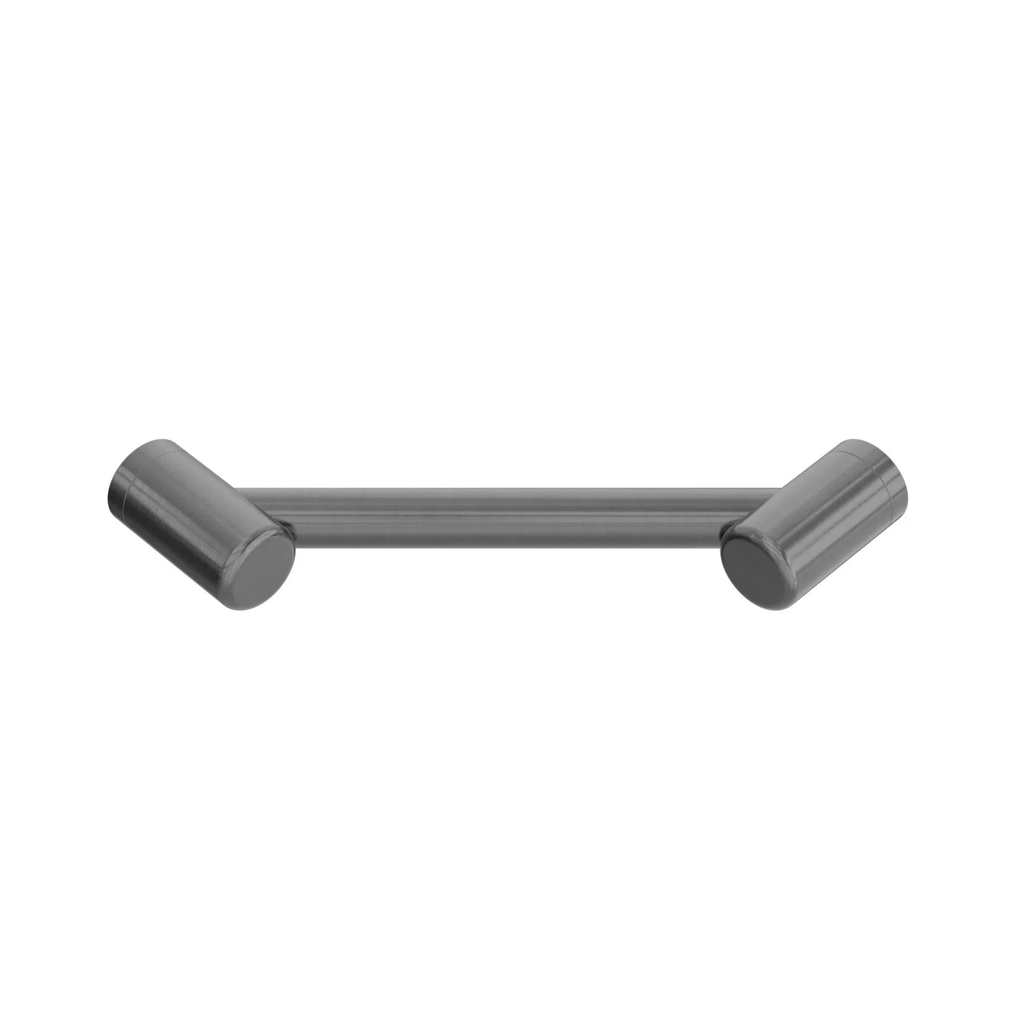 NERO MECCA CARE 25MM FOOTREST CORNER GRAB RAIL 215MM GUN METAL - Ideal Bathroom CentreNRCR2508WGM