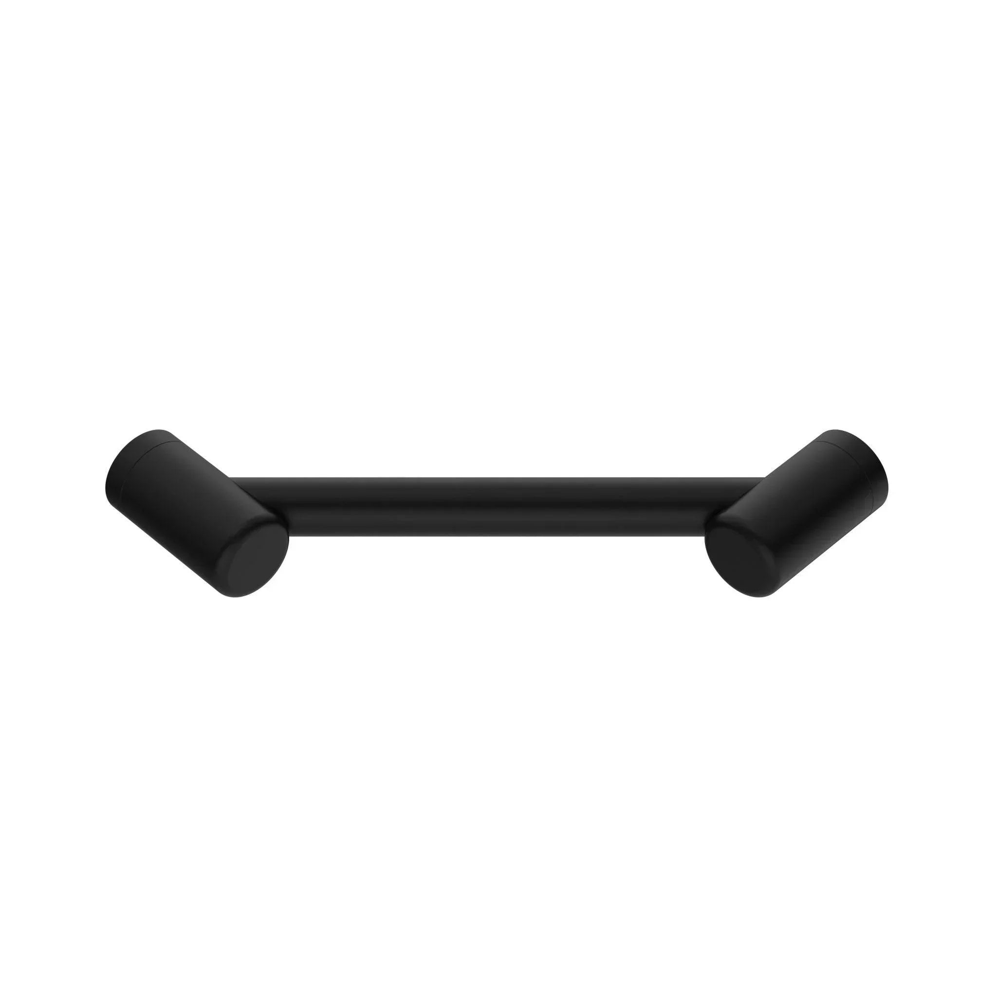 NERO MECCA CARE 25MM FOOTREST CORNER GRAB RAIL 215MM MATTE BLACK - Ideal Bathroom CentreNRCR2508WMB