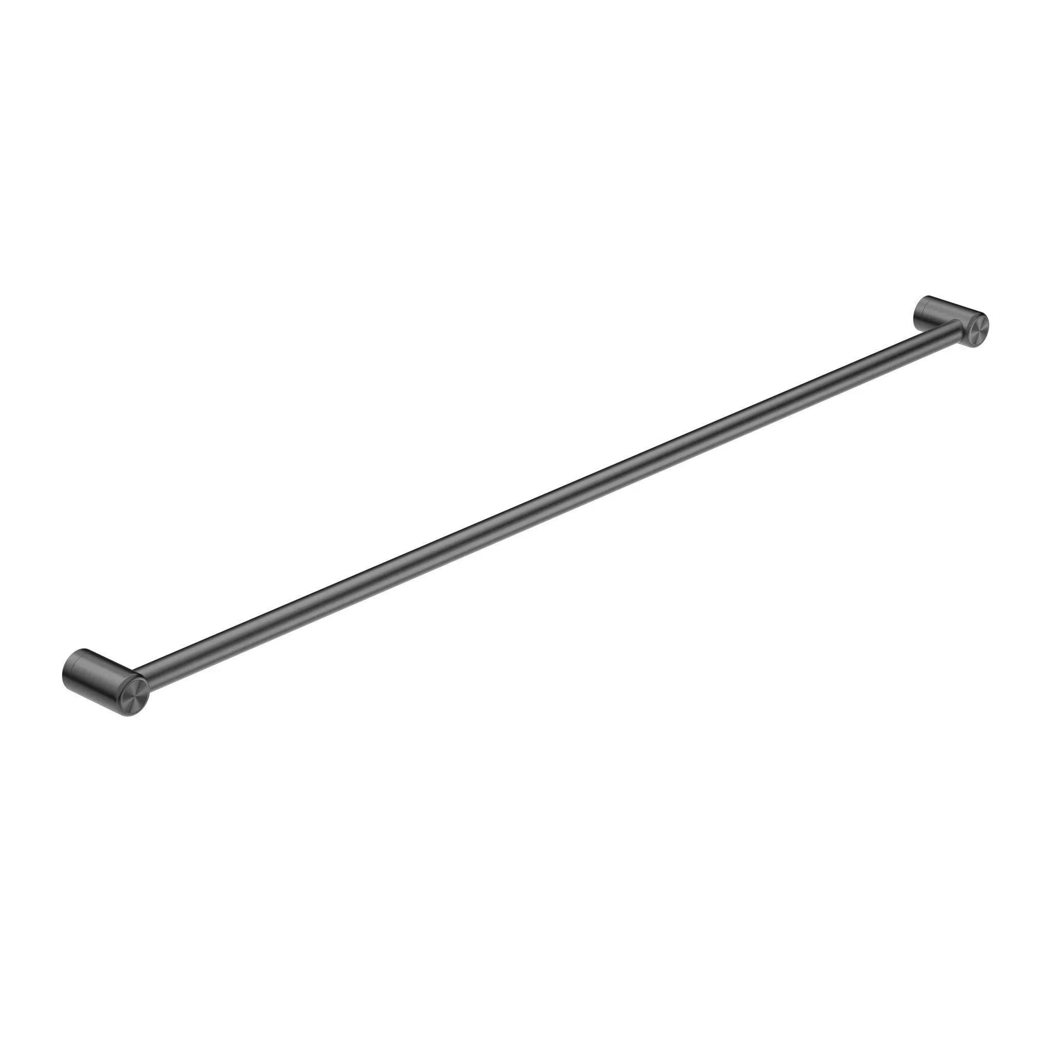 NERO MECCA CARE 25MM GRAB RAIL 1200MM GUN METAL - Ideal Bathroom CentreNRCR2548GM