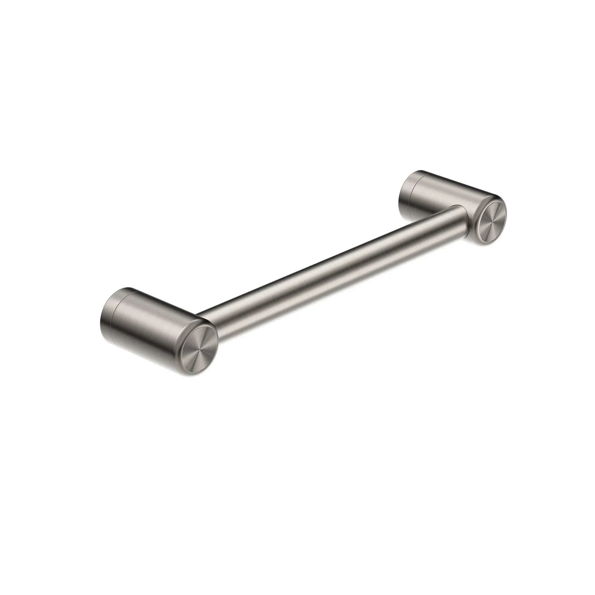 NERO MECCA CARE 25MM GRAB RAIL 300MM BRUSHED NICKEL - Ideal Bathroom CentreNRCR2512BN