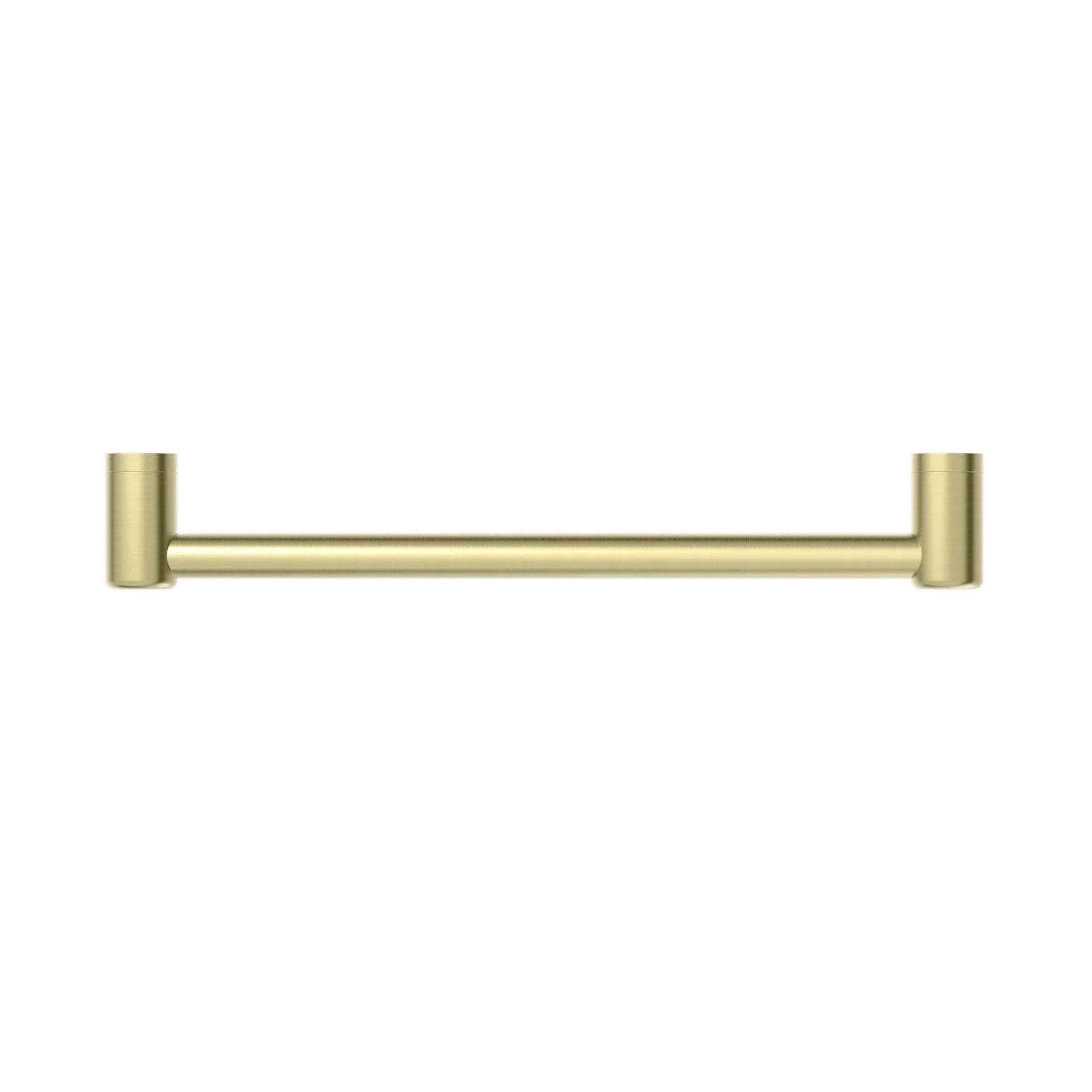 NERO MECCA CARE 25MM GRAB RAIL 450MM BRUSHED GOLD - Ideal Bathroom CentreNRCR2518BG