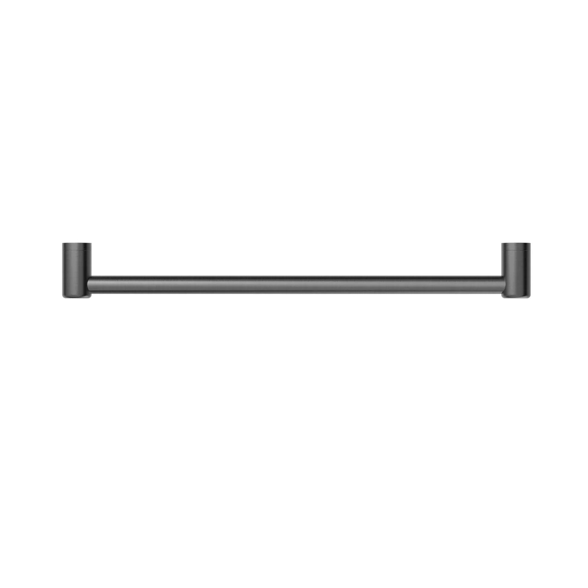 NERO MECCA CARE 25MM GRAB RAIL 600MM GUN METAL - Ideal Bathroom CentreNRCR2524GM