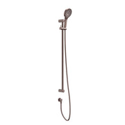 NERO MECCA CARE 25MM GRAB RAIL AND ADJUSTABLE SHOWER RAIL SET 900MM BRUSHED BRONZE - Ideal Bathroom CentreNRCS004BZ
