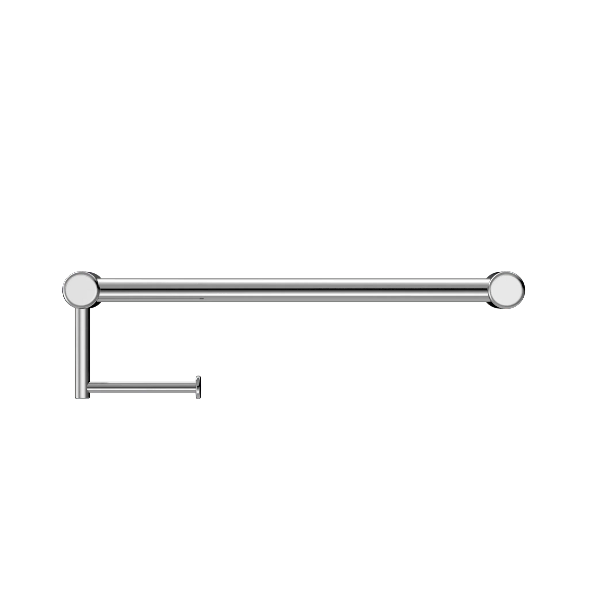 NERO MECCA CARE 25MM TOILET ROLL RAIL 450MM CHROME - Ideal Bathroom CentreNRCR2518ACH