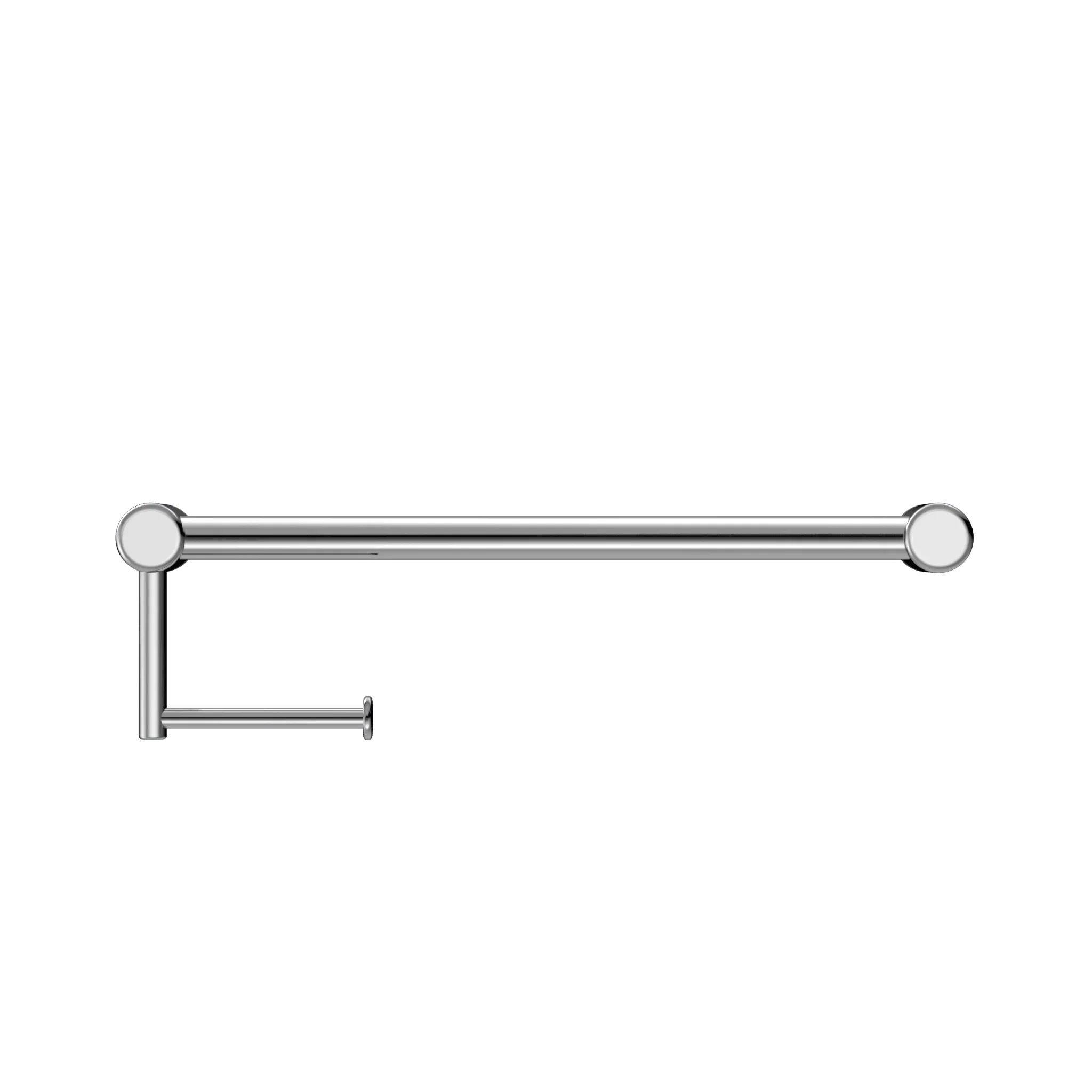 NERO MECCA CARE 25MM TOILET ROLL RAIL 450MM CHROME - Ideal Bathroom CentreNRCR2518ACH