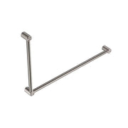 NERO MECCA CARE 32MM DDA GRAB RAIL SET 90 DEGREE 600X1000MM BRUSHED NICKEL - Ideal Bathroom CentreNRCR3290BN