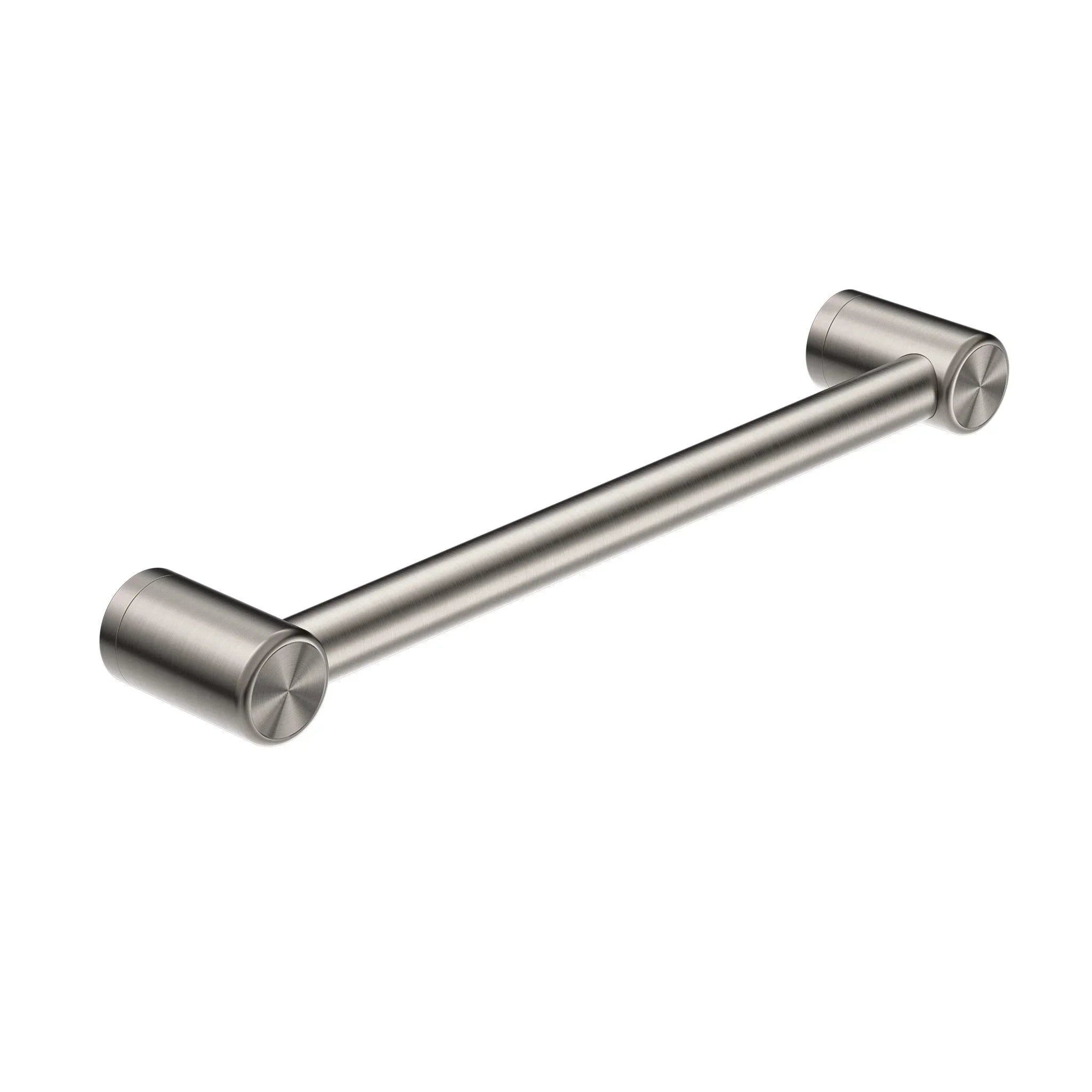 NERO MECCA CARE 32MM GRAB RAIL 450MM BRUSHED NICKEL - Ideal Bathroom CentreNRCR3218BN