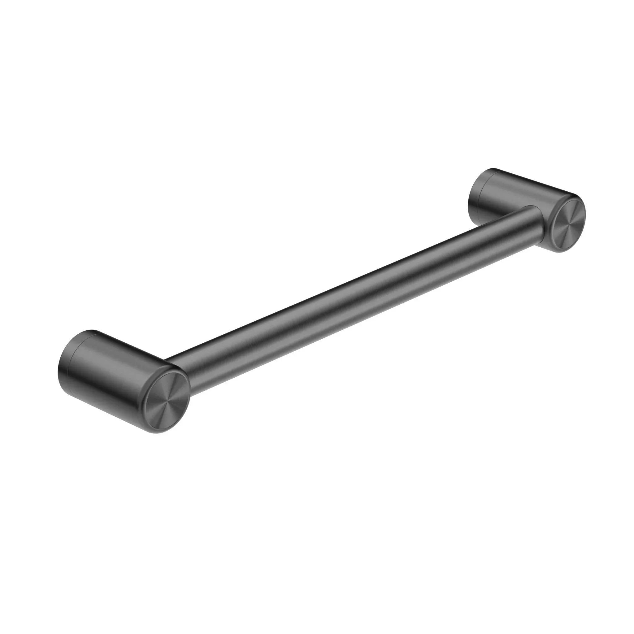 NERO MECCA CARE 32MM GRAB RAIL 450MM GUN METAL - Ideal Bathroom CentreNRCR3218GM