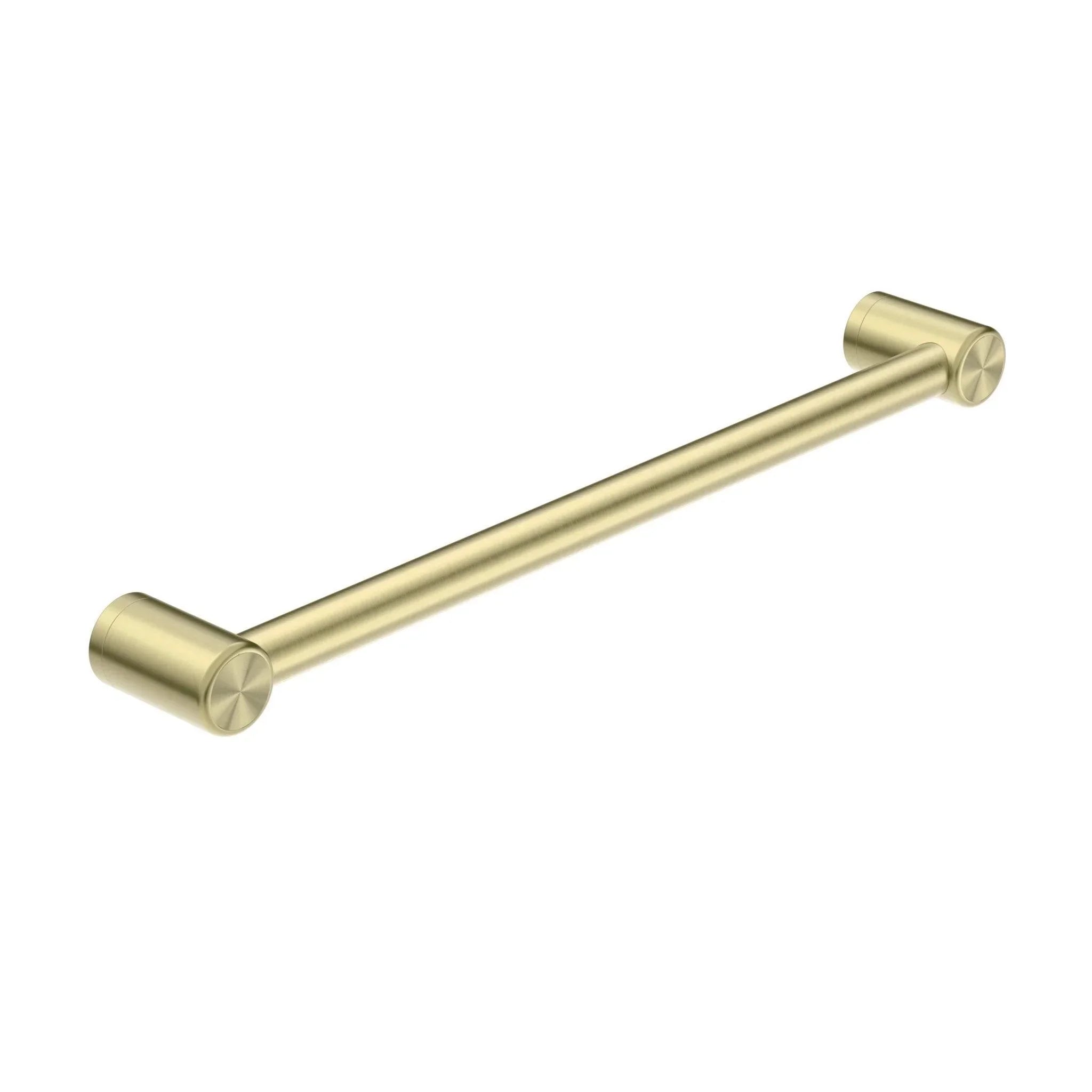 NERO MECCA CARE 32MM GRAB RAIL 600MM BRUSHED GOLD - Ideal Bathroom CentreNRCR3224BG