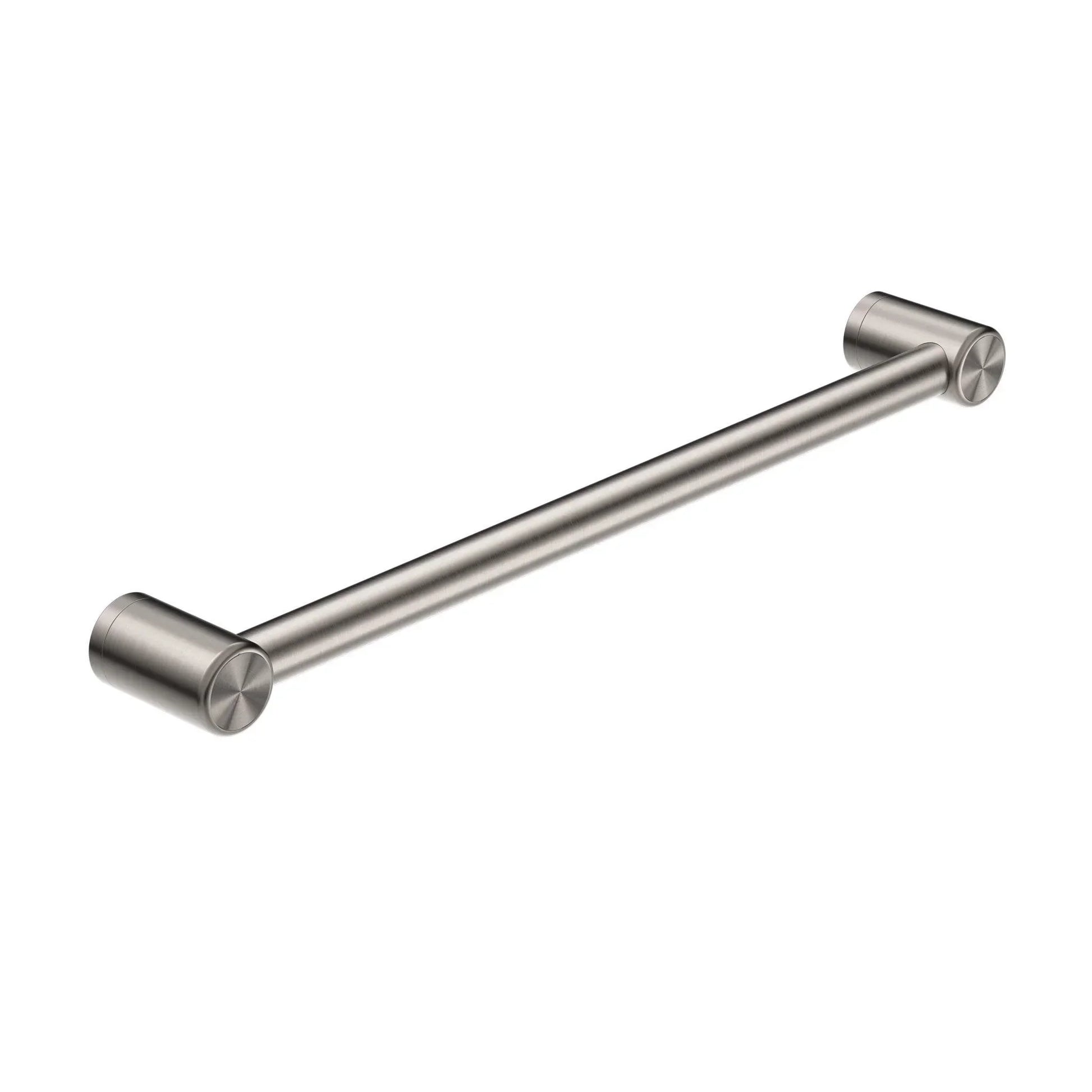 NERO MECCA CARE 32MM GRAB RAIL 600MM BRUSHED NICKEL - Ideal Bathroom CentreNRCR3224BN