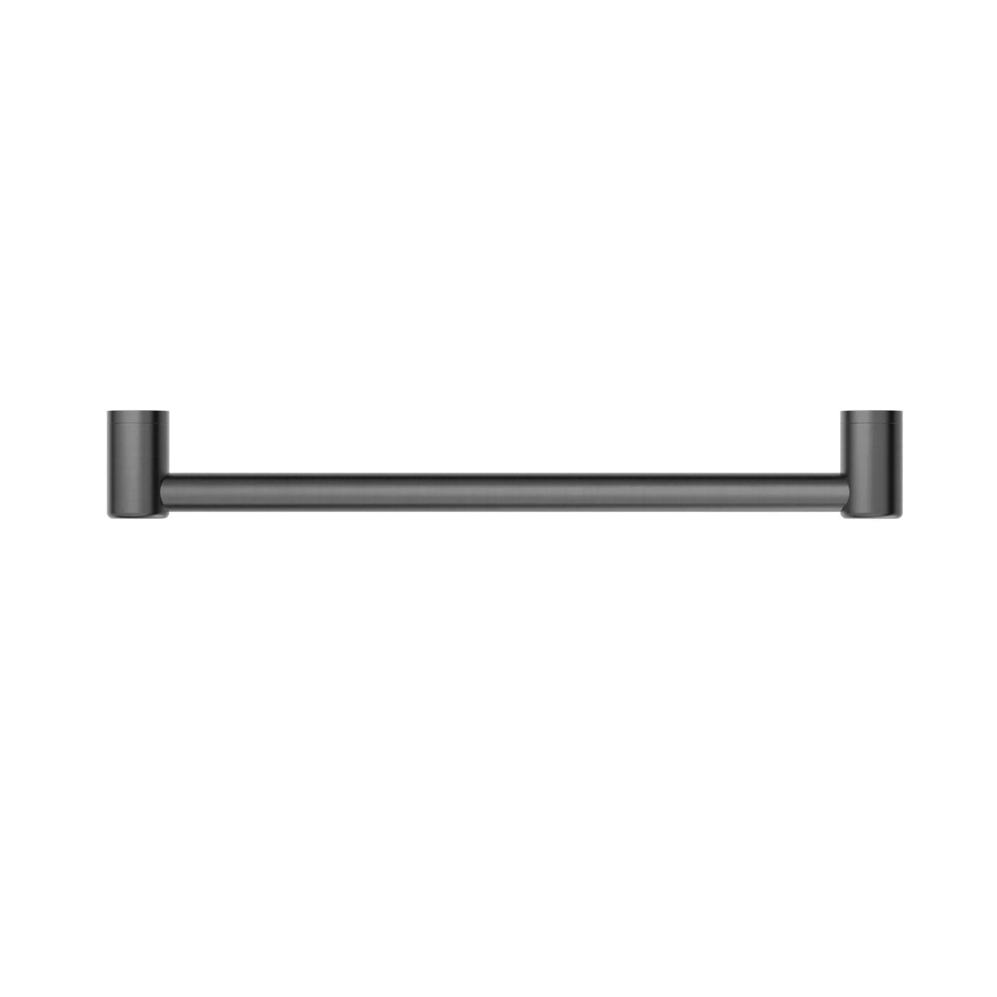NERO MECCA CARE 32MM GRAB RAIL 600MM GUN METAL - Ideal Bathroom CentreNRCR3224GM