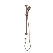 NERO MECCA CARE 32MM GRAB RAIL AND ADJUSTABLE SHOWER RAIL SET 900MM BRUSHED BRONZE - Ideal Bathroom CentreNRCS005BZ
