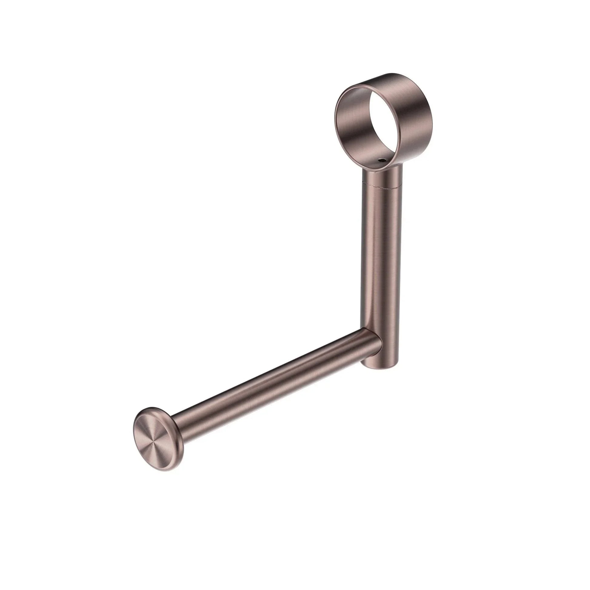 NERO MECCA CARE ADD ON TOILET ROLL HOLDER BRUSHED BRONZE - Ideal Bathroom CentreNRCR3286TBZ