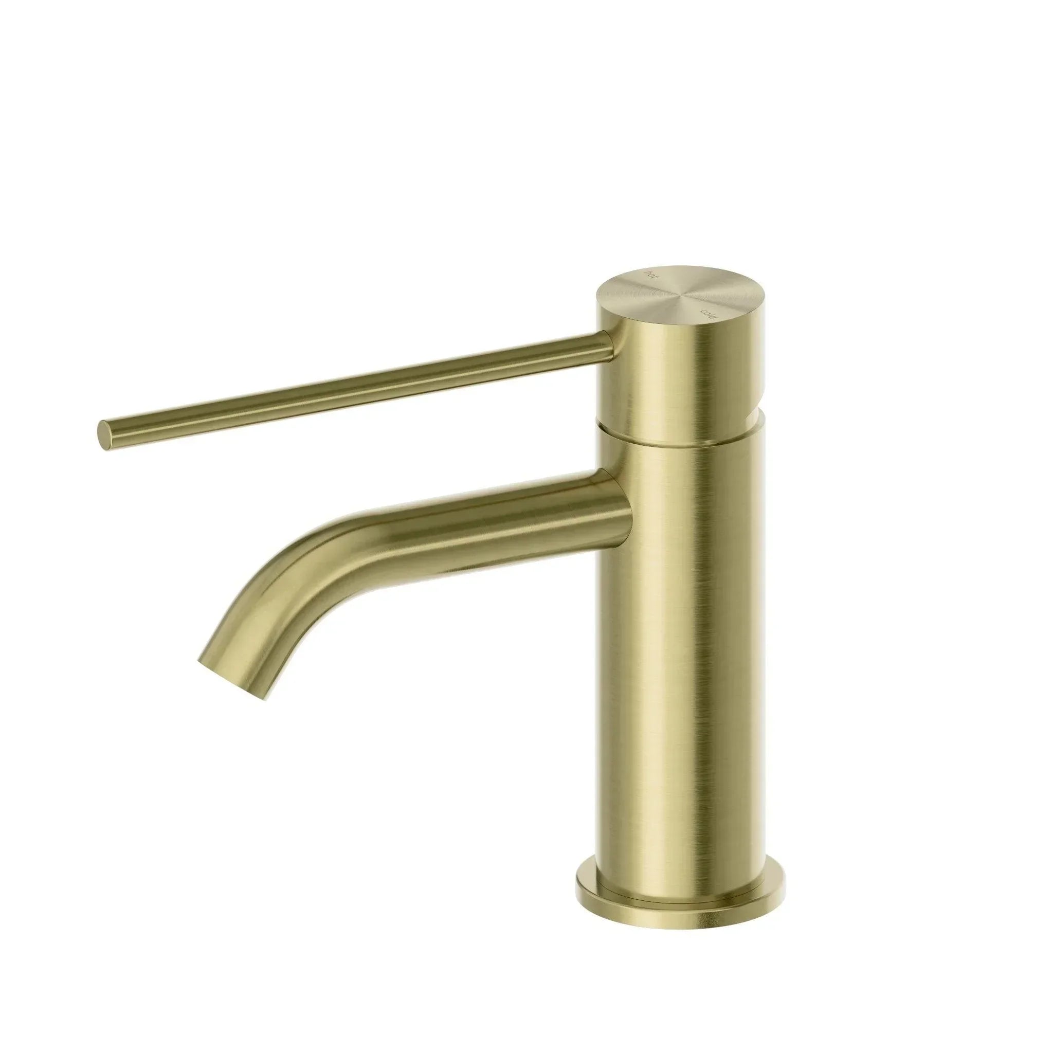 NERO MECCA CARE BASIN MIXER BRUSHED GOLD - Ideal Bathroom CentreNR221901dBG