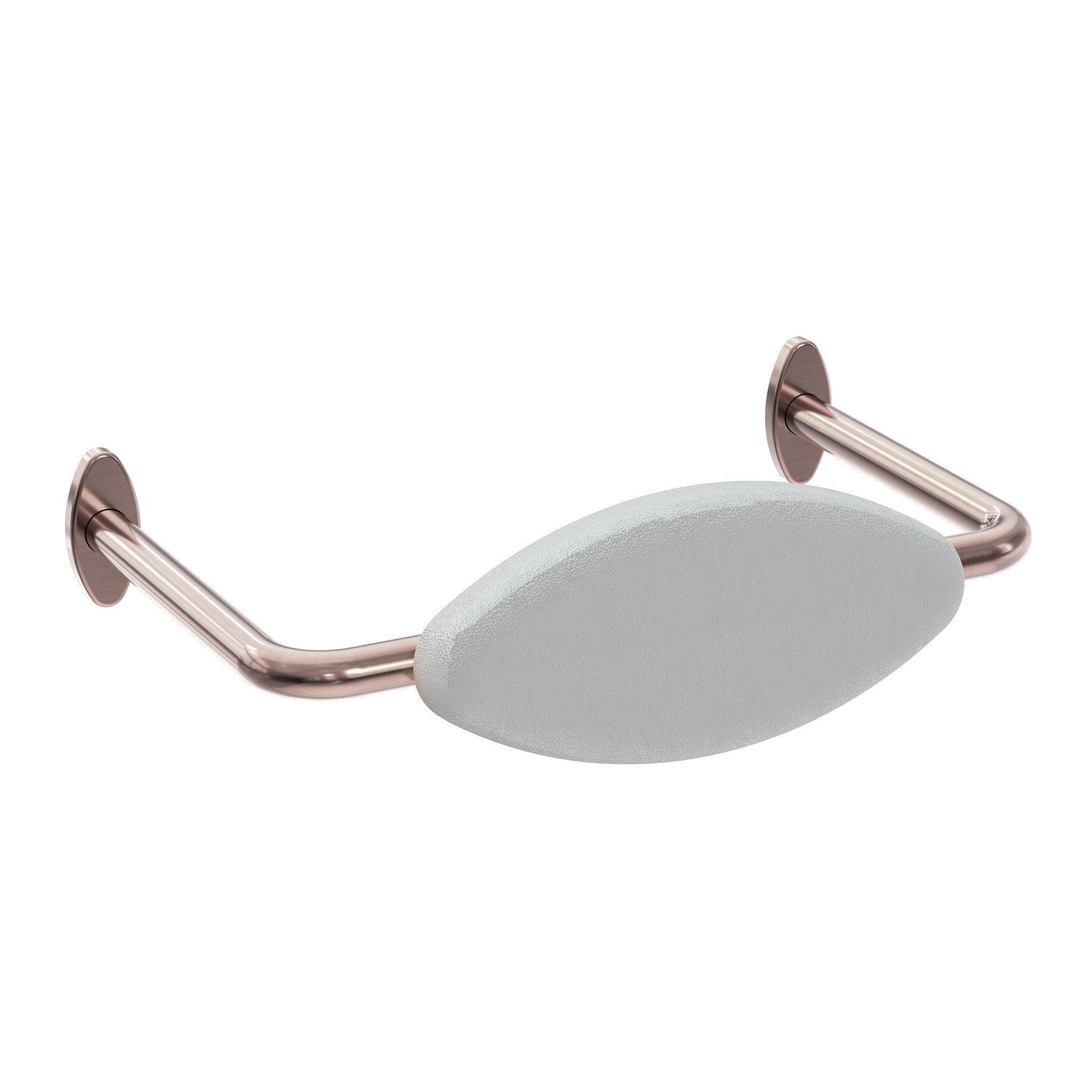 NERO MECCA CARE DDA TOILET BACKREST BRUSHED BRONZE - Ideal Bathroom CentreNRCR0001BZ