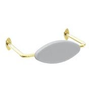 NERO MECCA CARE DDA TOILET BACKREST BRUSHED GOLD - Ideal Bathroom CentreNRCR0001BG
