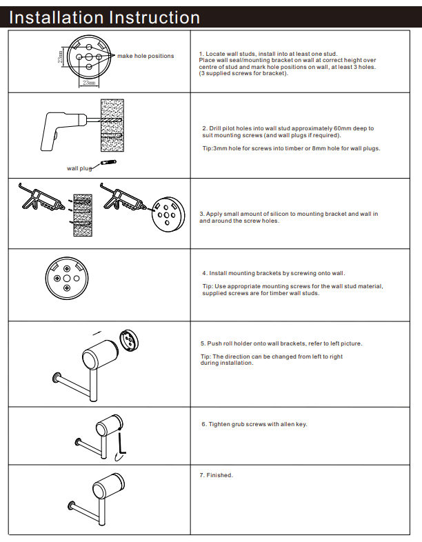 NERO MECCA CARE HEAVY DUTY TOILET ROLL HOLDER BRUSHED BRONZE - Ideal Bathroom CentreNRCR3286BZ