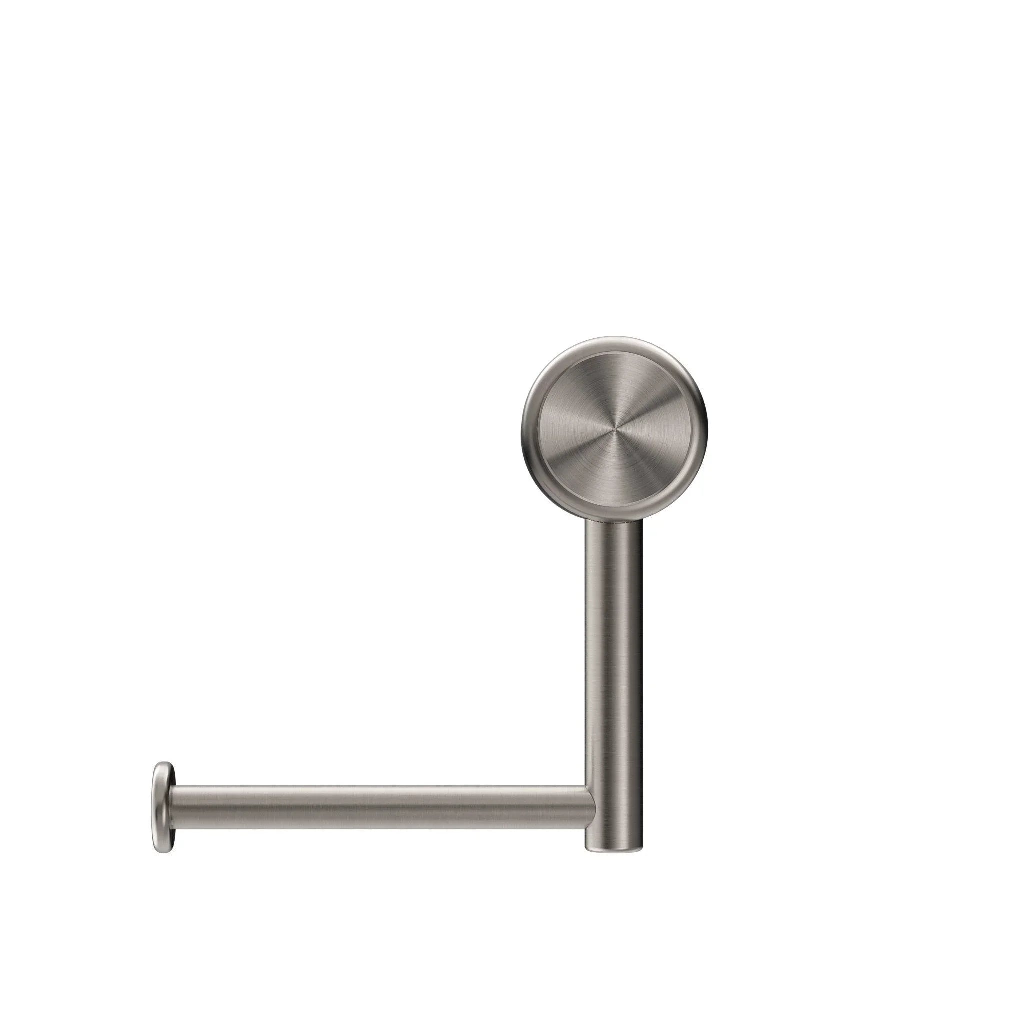 NERO MECCA CARE HEAVY DUTY TOILET ROLL HOLDER BRUSHED NICKEL - Ideal Bathroom CentreNRCR3286BN