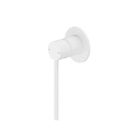 NERO MECCA CARE SHOWER MIXER MATTE WHITE - Ideal Bathroom CentreNR221911XMW
