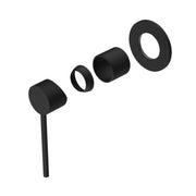 NERO MECCA CARE SHOWER MIXER TRIM KITS ONLY MATTE BLACK - Ideal Bathroom CentreNR221911XTMB