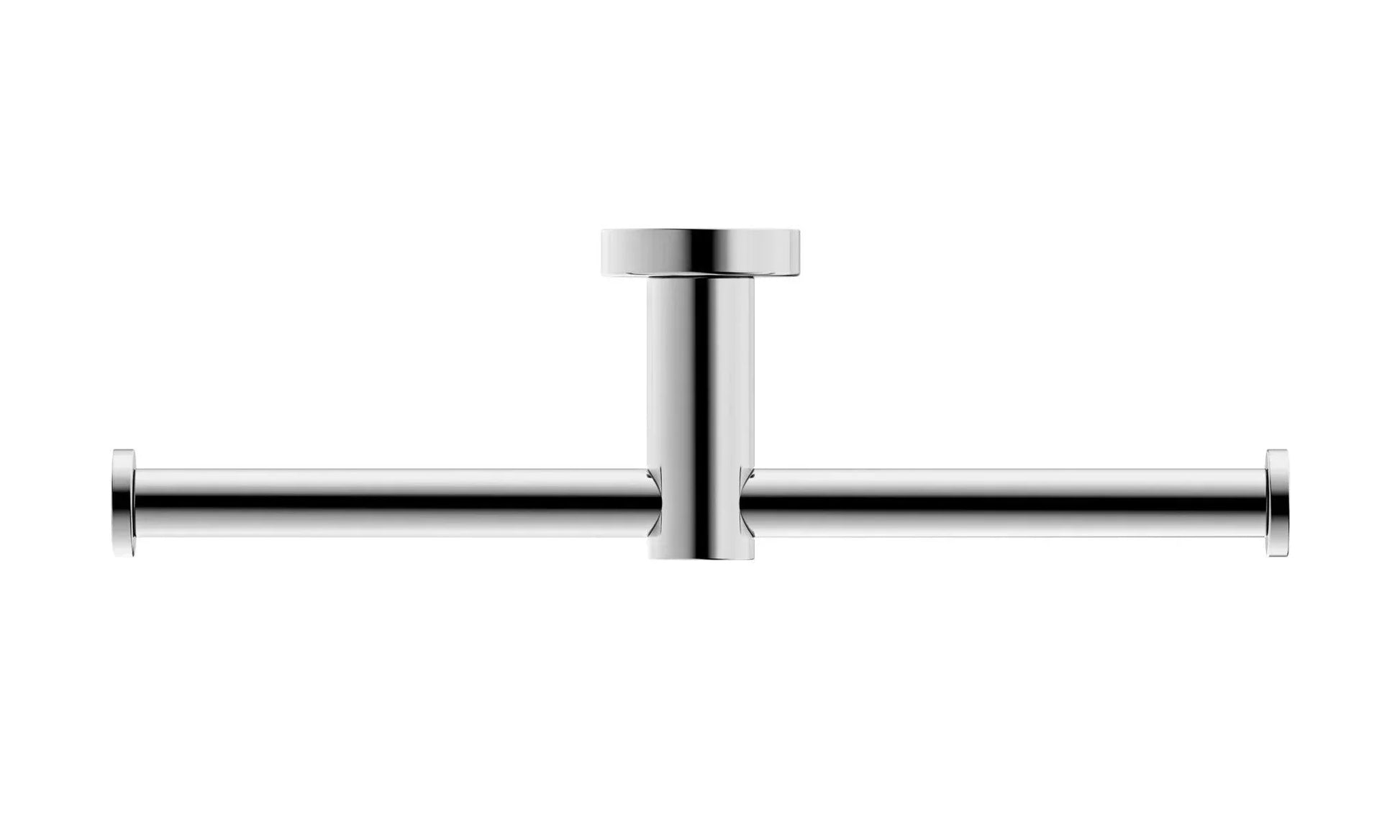 NERO MECCA DOUBLE TOILET ROLL HOLDER CHROME - Ideal Bathroom CentreNR1986dCH