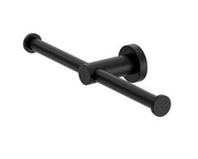 NERO MECCA DOUBLE TOILET ROLL HOLDER MATTE BLACK - Ideal Bathroom CentreNR1986dMB