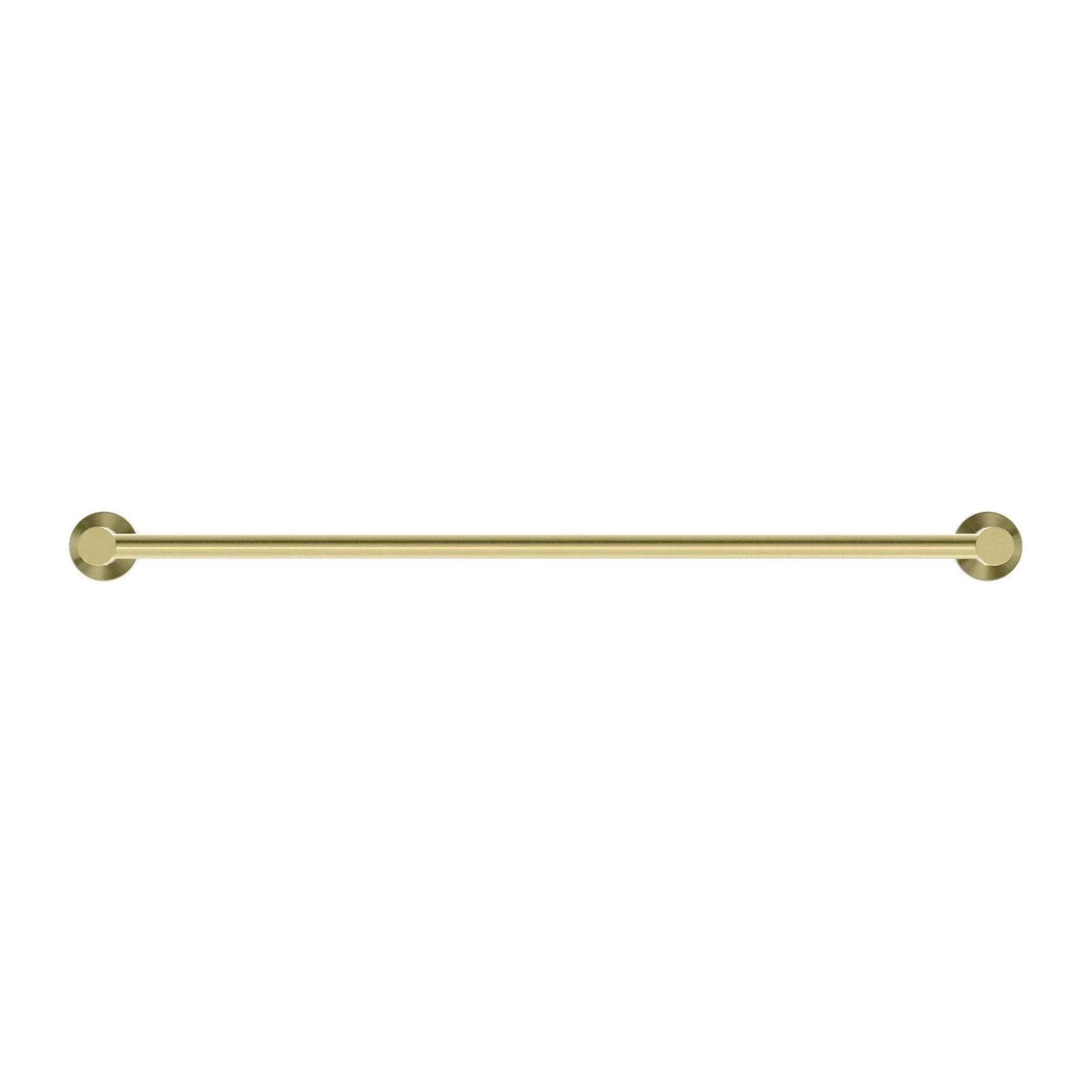 NERO MECCA DOUBLE TOWEL RAIL 600MM BRUSHED GOLD - Ideal Bathroom CentreNR1924dBG