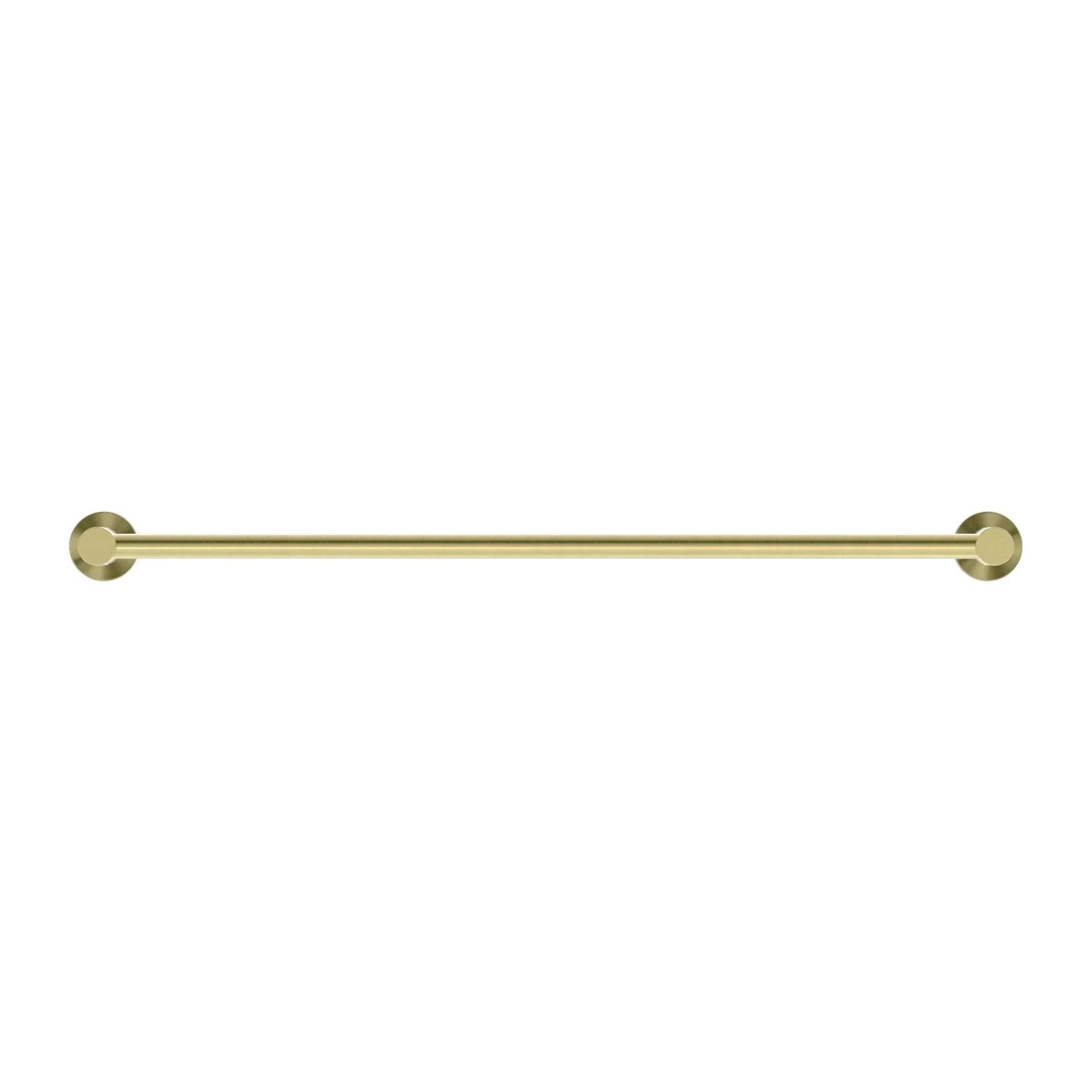 NERO MECCA DOUBLE TOWEL RAIL 600MM BRUSHED GOLD - Ideal Bathroom CentreNR1924dBG