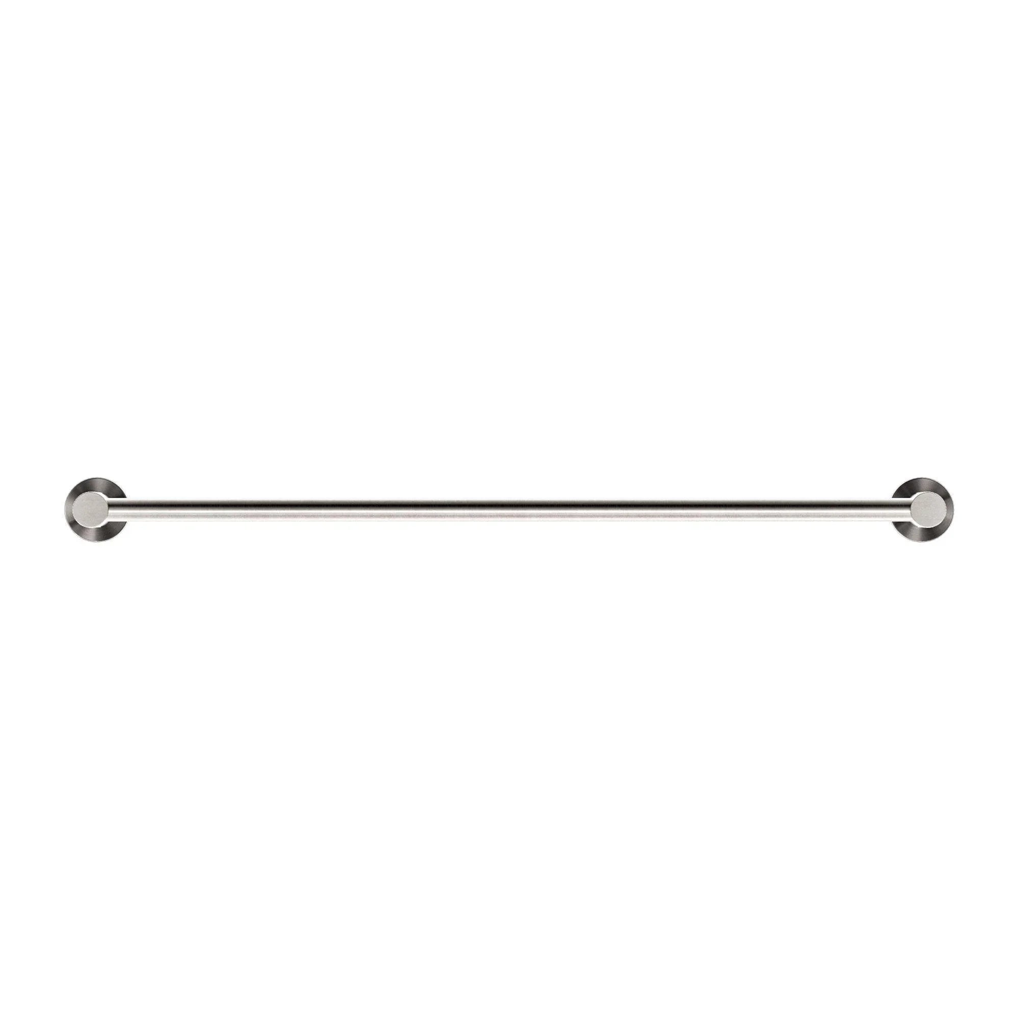 NERO MECCA DOUBLE TOWEL RAIL 600MM BRUSHED NICKEL - Ideal Bathroom CentreNR1924dBN