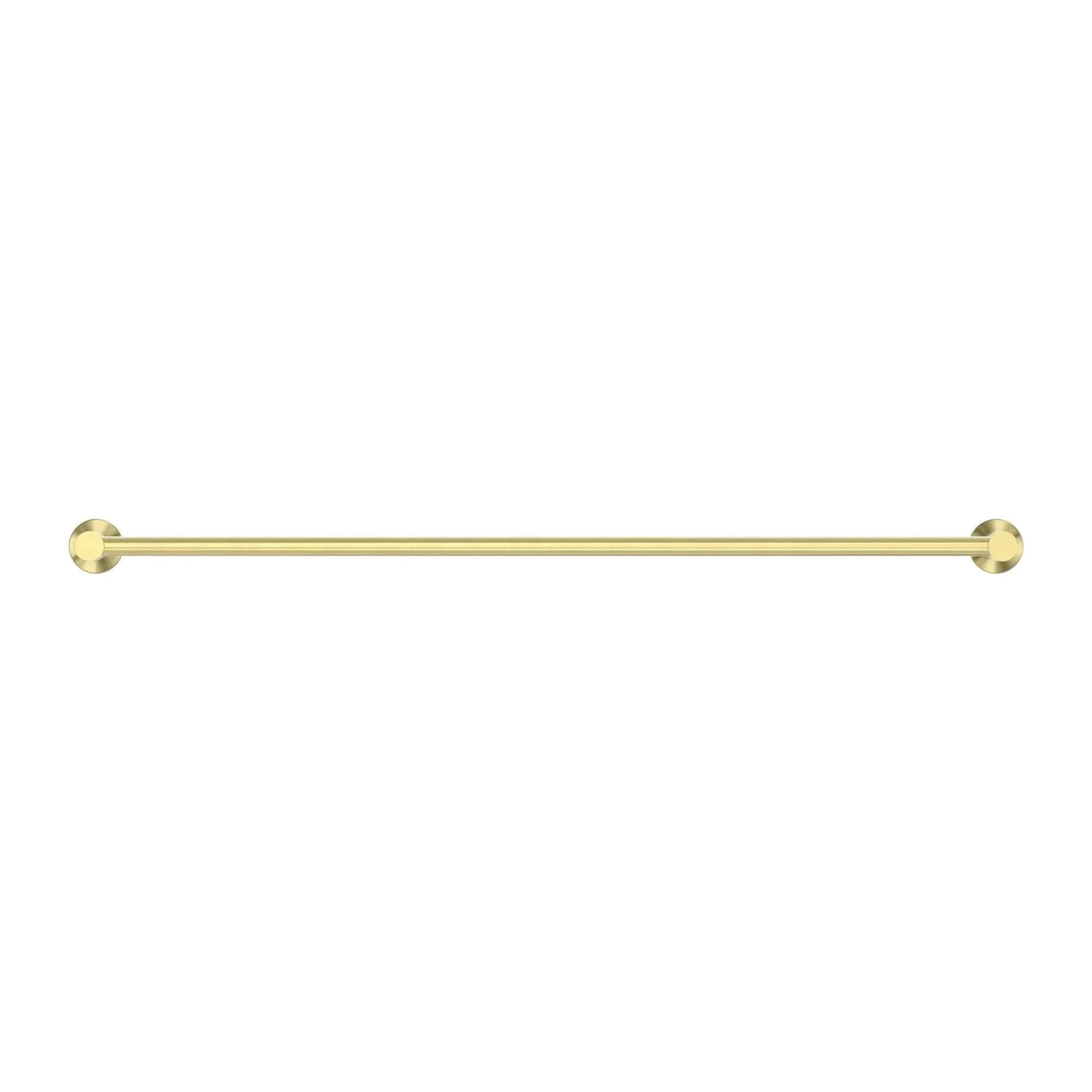 NERO MECCA DOUBLE TOWEL RAIL 800MM BRUSHED GOLD - Ideal Bathroom CentreNR1930dBG