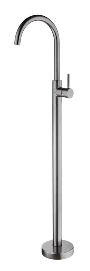 NERO MECCA FREESTANDING BATH MIXER GUN METAL - Ideal Bathroom CentreNR210903a01GM