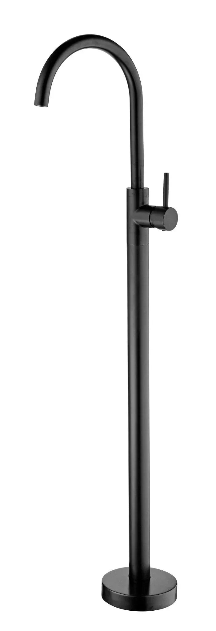 NERO MECCA FREESTANDING BATH MIXER MATTE BLACK - Ideal Bathroom CentreNR210903a01MB