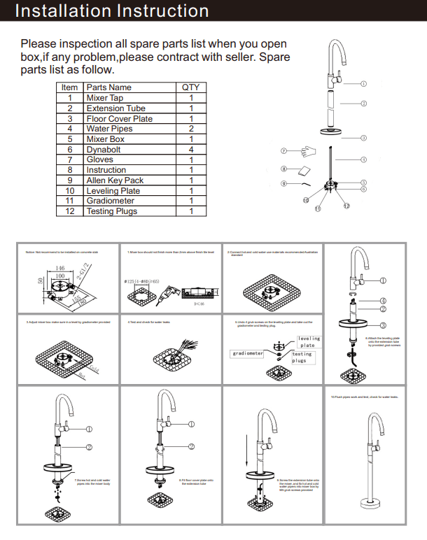 NERO MECCA FREESTANDING BATH MIXER MATTE WHITE - Ideal Bathroom CentreNR210903a01MW