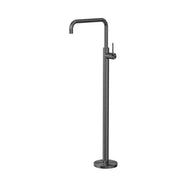 NERO MECCA FREESTANDING BATH MIXER SQUARE SHAPE GUN METAL - Ideal Bathroom CentreNR221903bGM