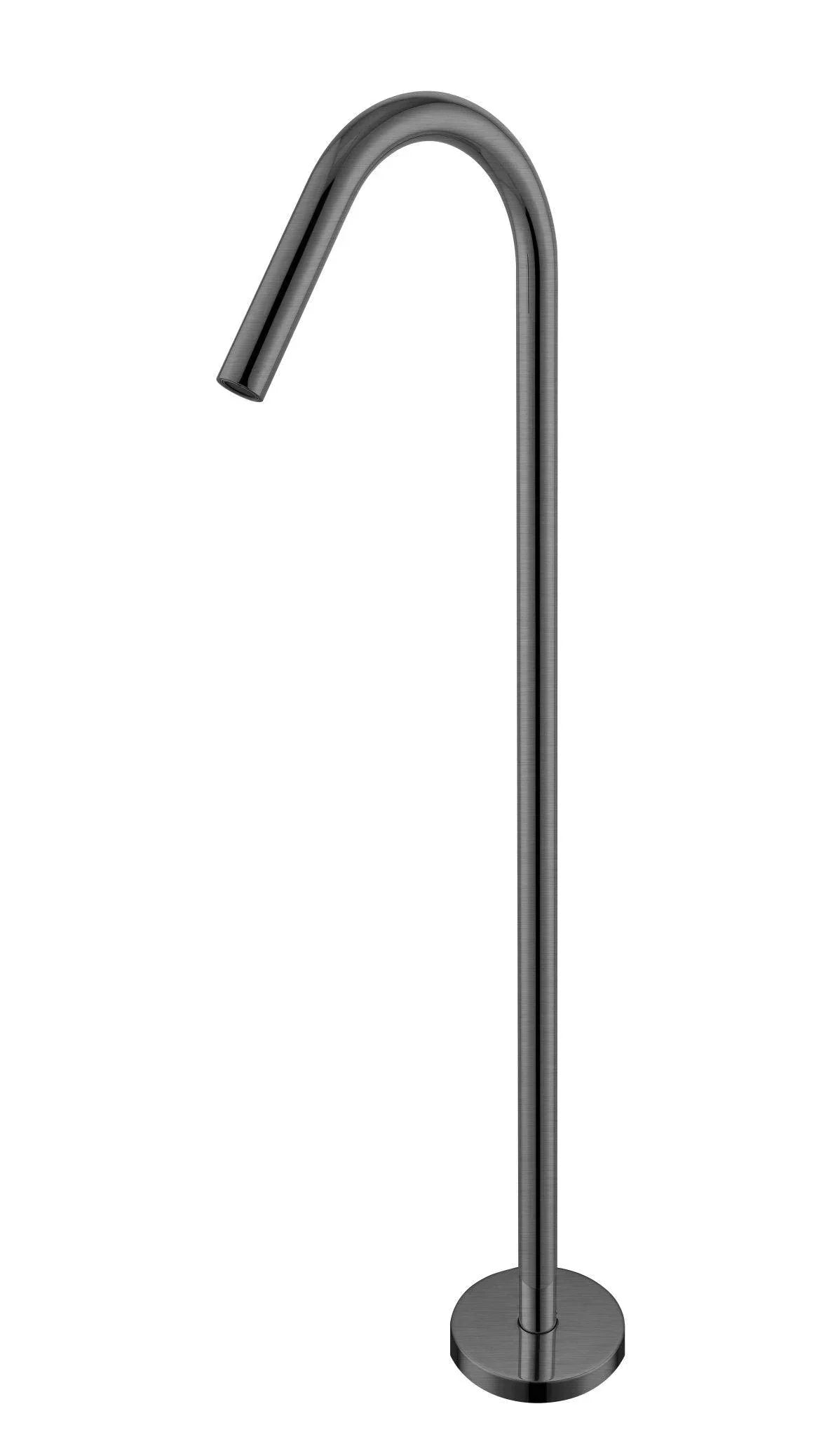 NERO MECCA FREESTANDING BATH SPOUT ONLY GUN METAL - Ideal Bathroom CentreNR221903aGM