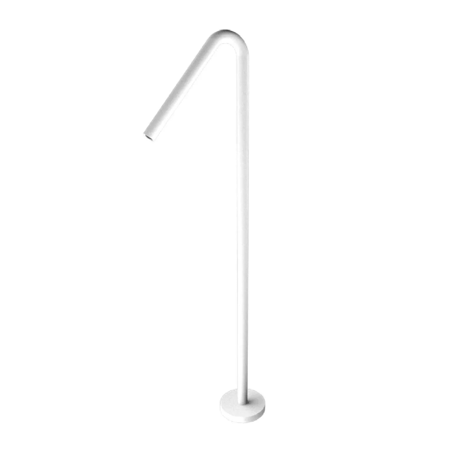 NERO MECCA FREESTANDING BATH SPOUT ONLY MATTE WHITE - Ideal Bathroom CentreNR221903aMW