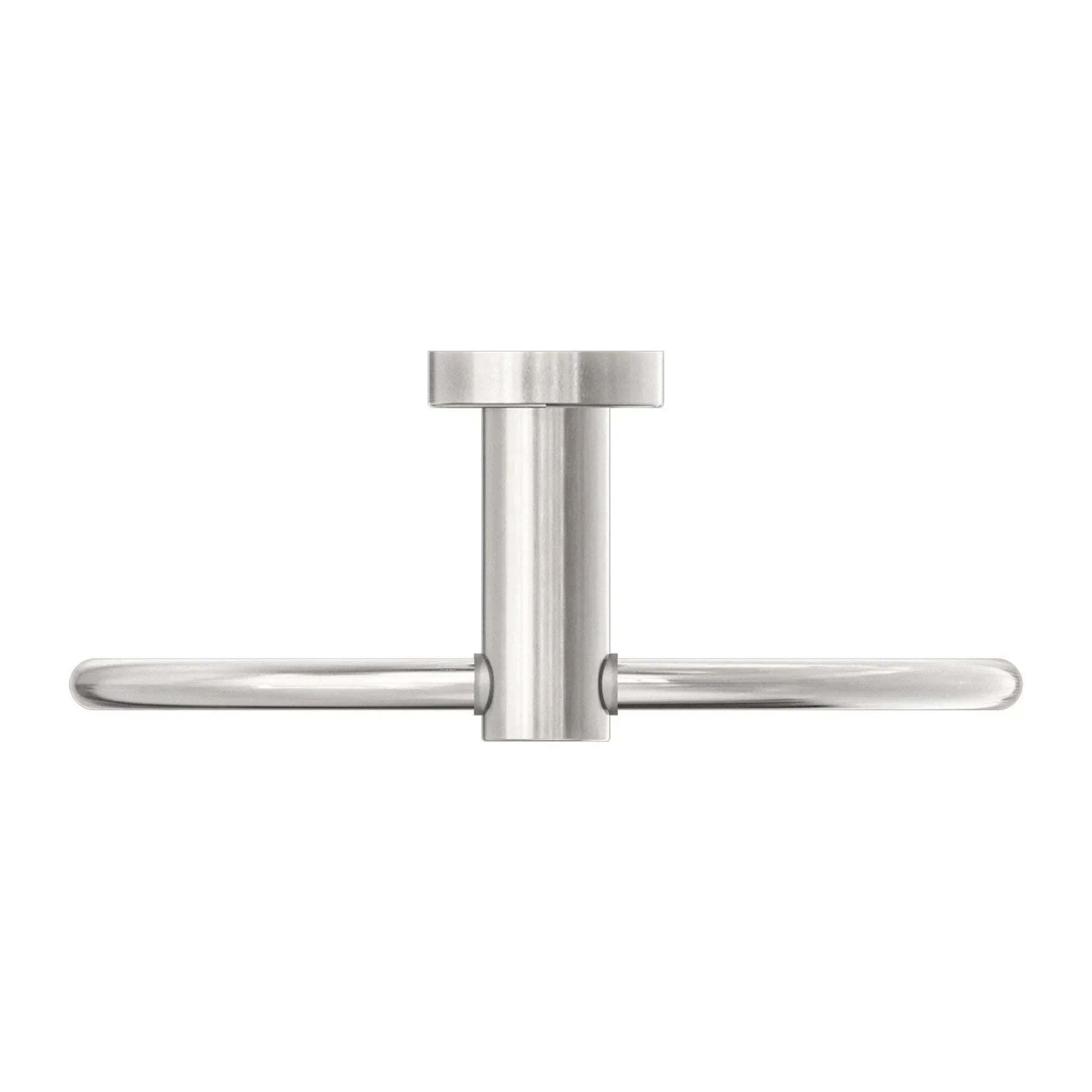 NERO MECCA HAND TOWEL RING BRUSHED NICKEL - Ideal Bathroom CentreNR1980BN