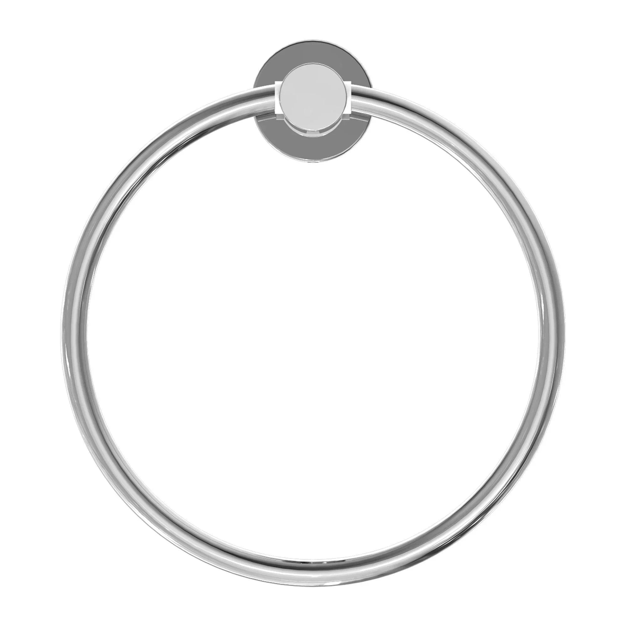 NERO MECCA HAND TOWEL RING CHROME - Ideal Bathroom CentreNR1980CH