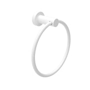 NERO MECCA HAND TOWEL RING MATTE WHITE - Ideal Bathroom CentreNR1980MW