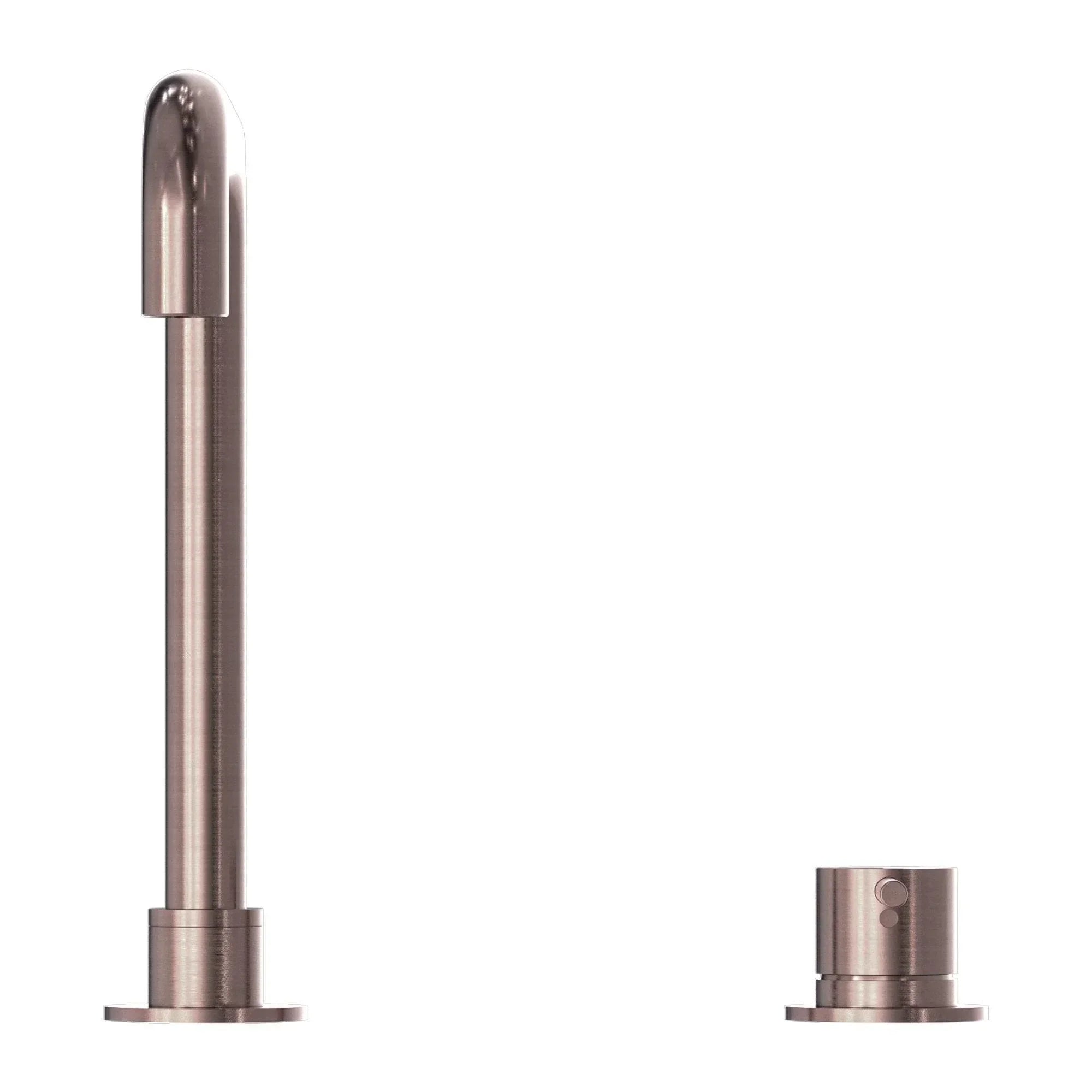 NERO MECCA HOB BASIN MIXER SQUARE SWIVEL SPOUT BRUSHED BRONZE - Ideal Bathroom CentreNR221901cBZ