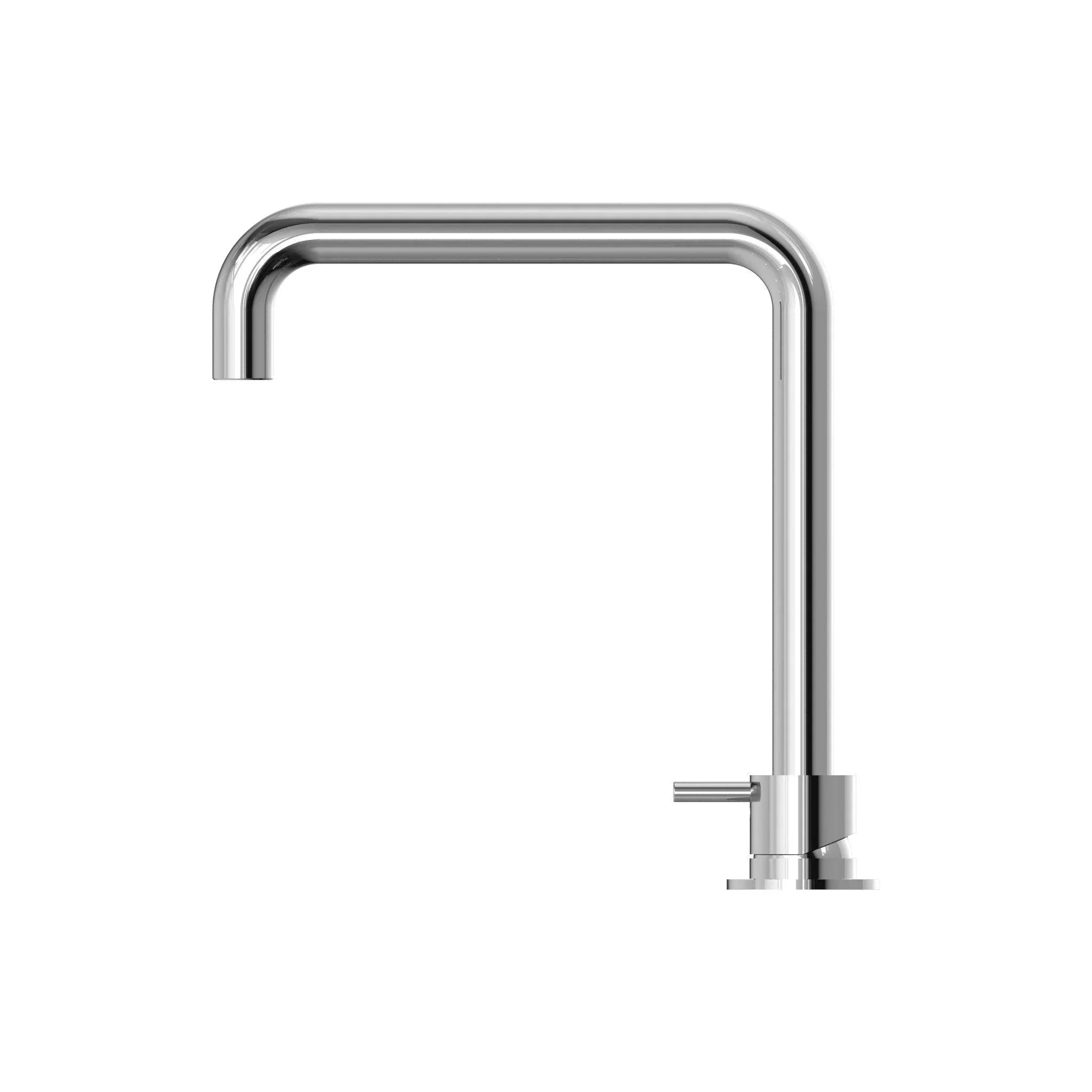 NERO MECCA HOB BASIN MIXER SQUARE SWIVEL SPOUT CHROME - Ideal Bathroom CentreNR221901cCH